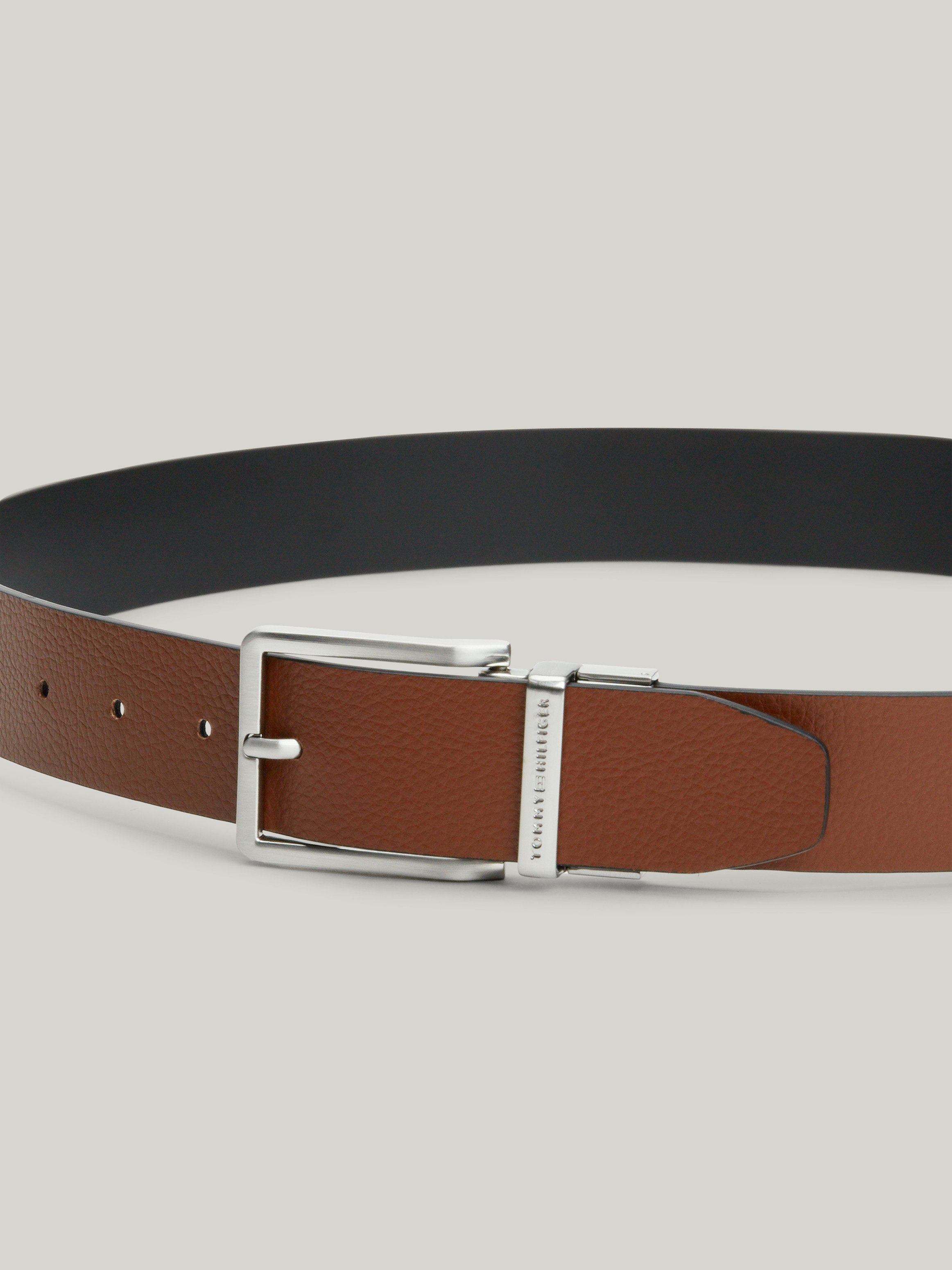 Tommy Hilfiger Leren riem Oliver Rev. 3.5 cm