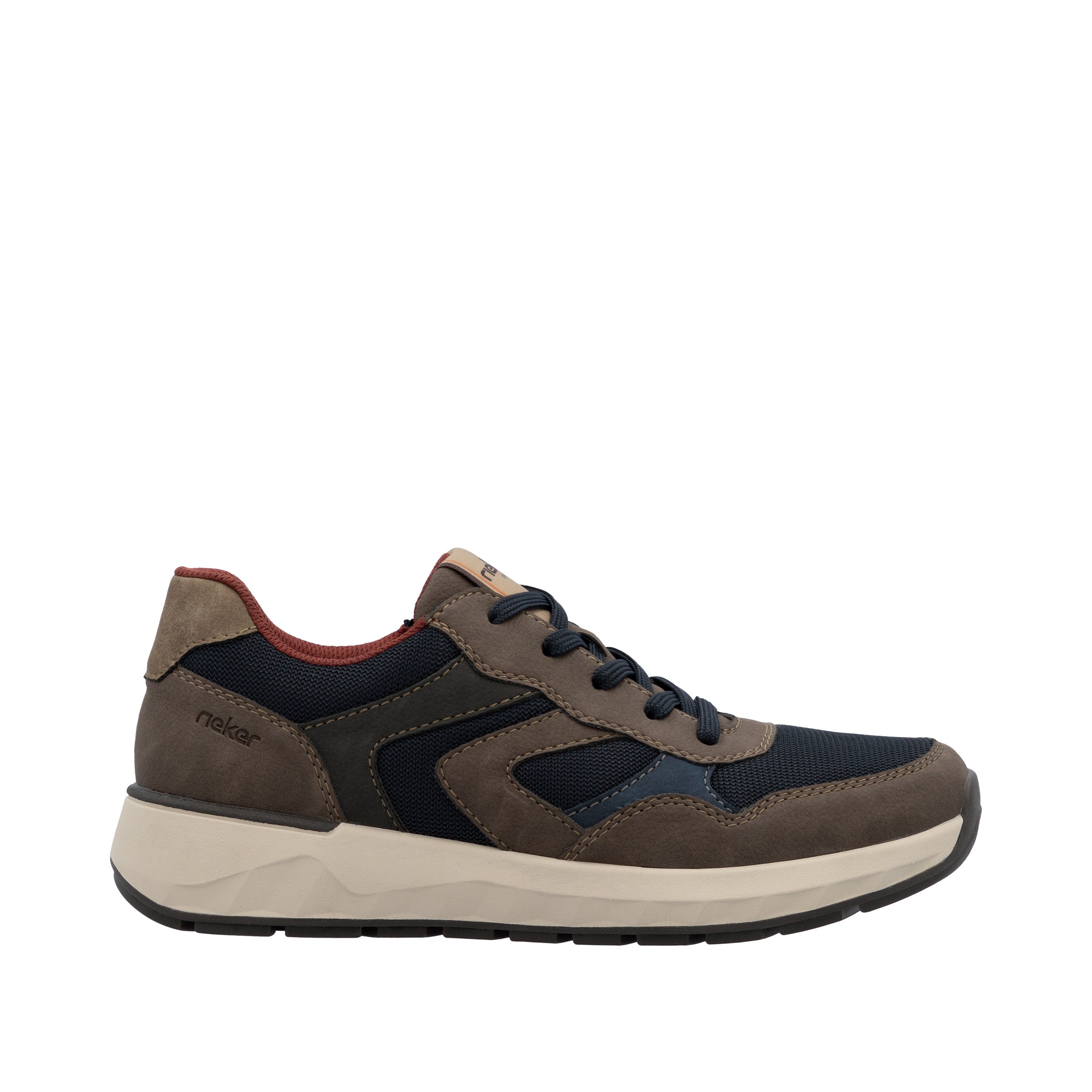 Rieker Sneakers Veterschoenen, lage schoen, vrijetijdsschoen met zachte schacht