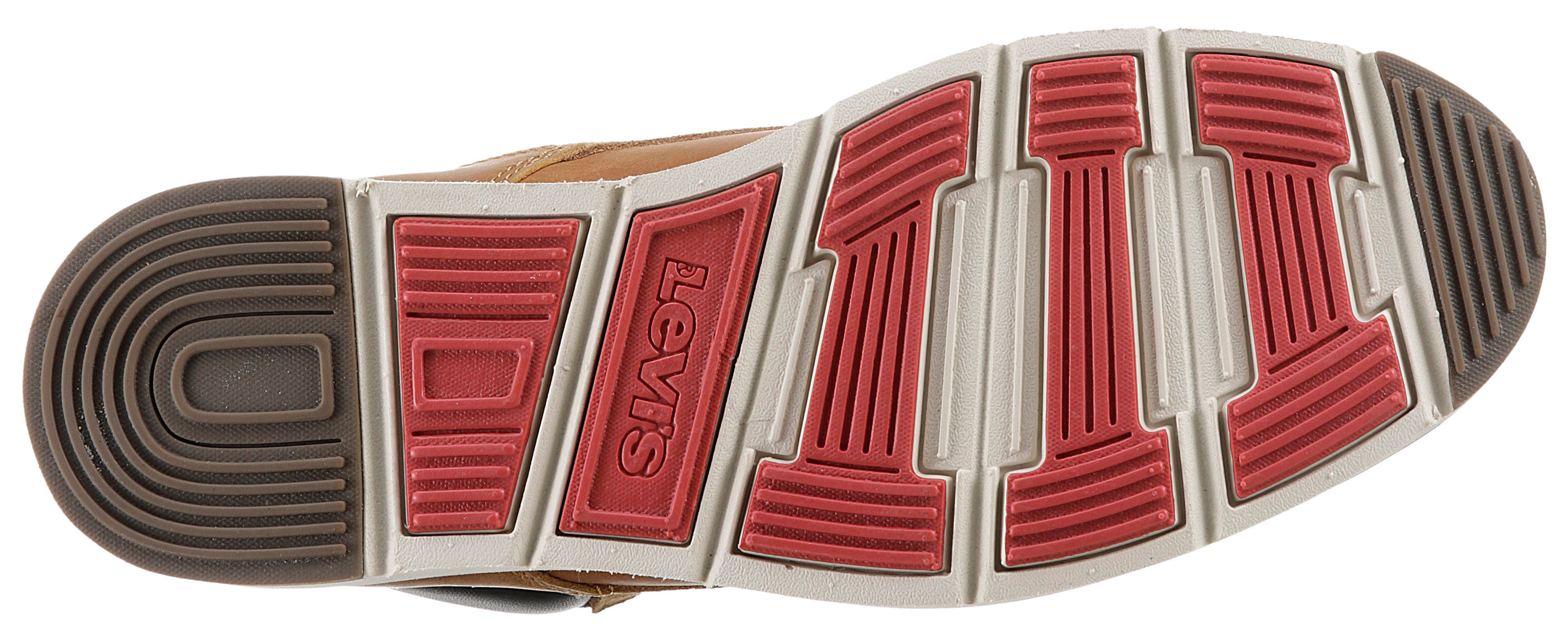 Levi's® Veterschoenen JAX PLUS , casual mode, veterschoenen met rood label en logo-applicatie