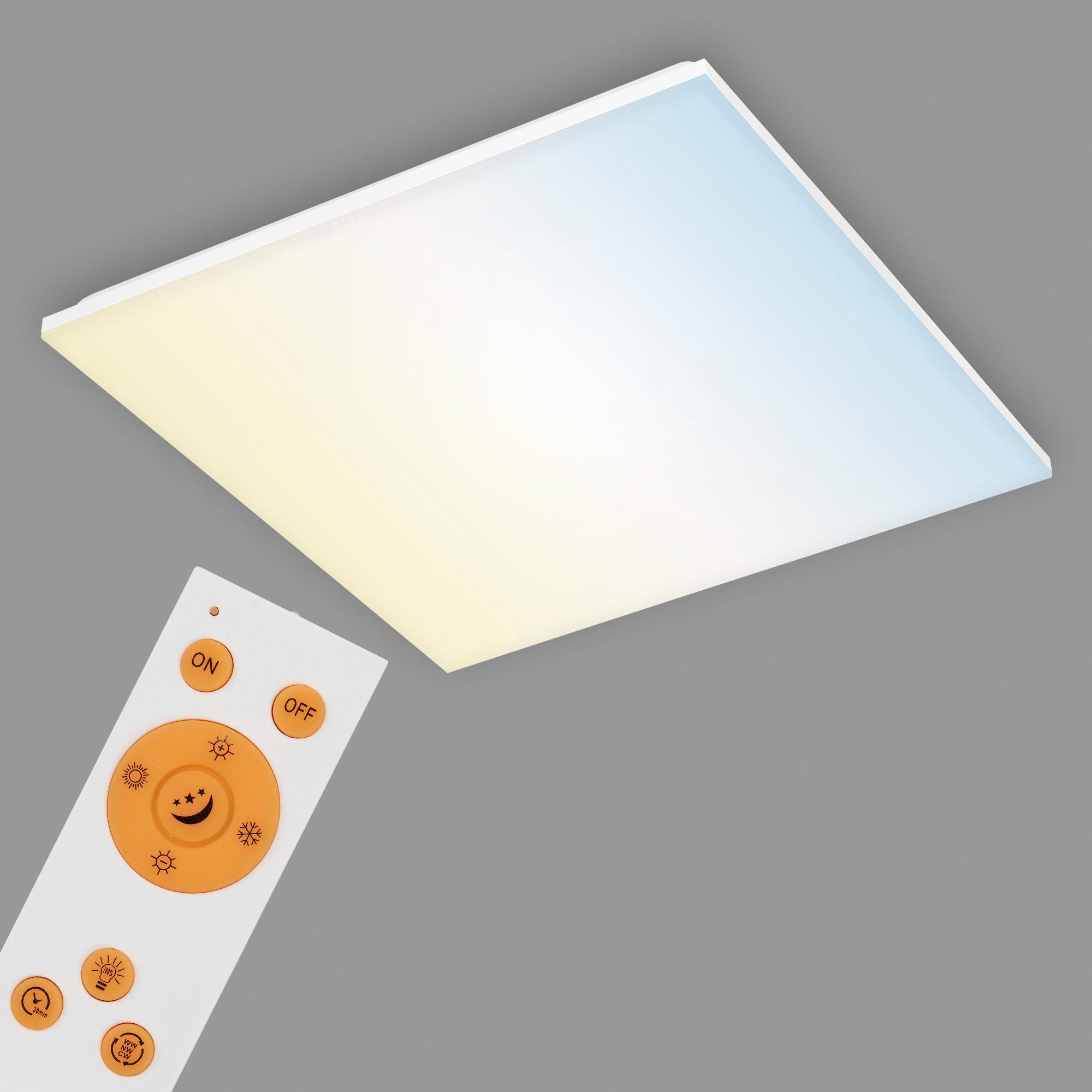 Briloner Leuchten Led-paneel Frameloos CCT LED-paneel, wit, 1xLED/38W
