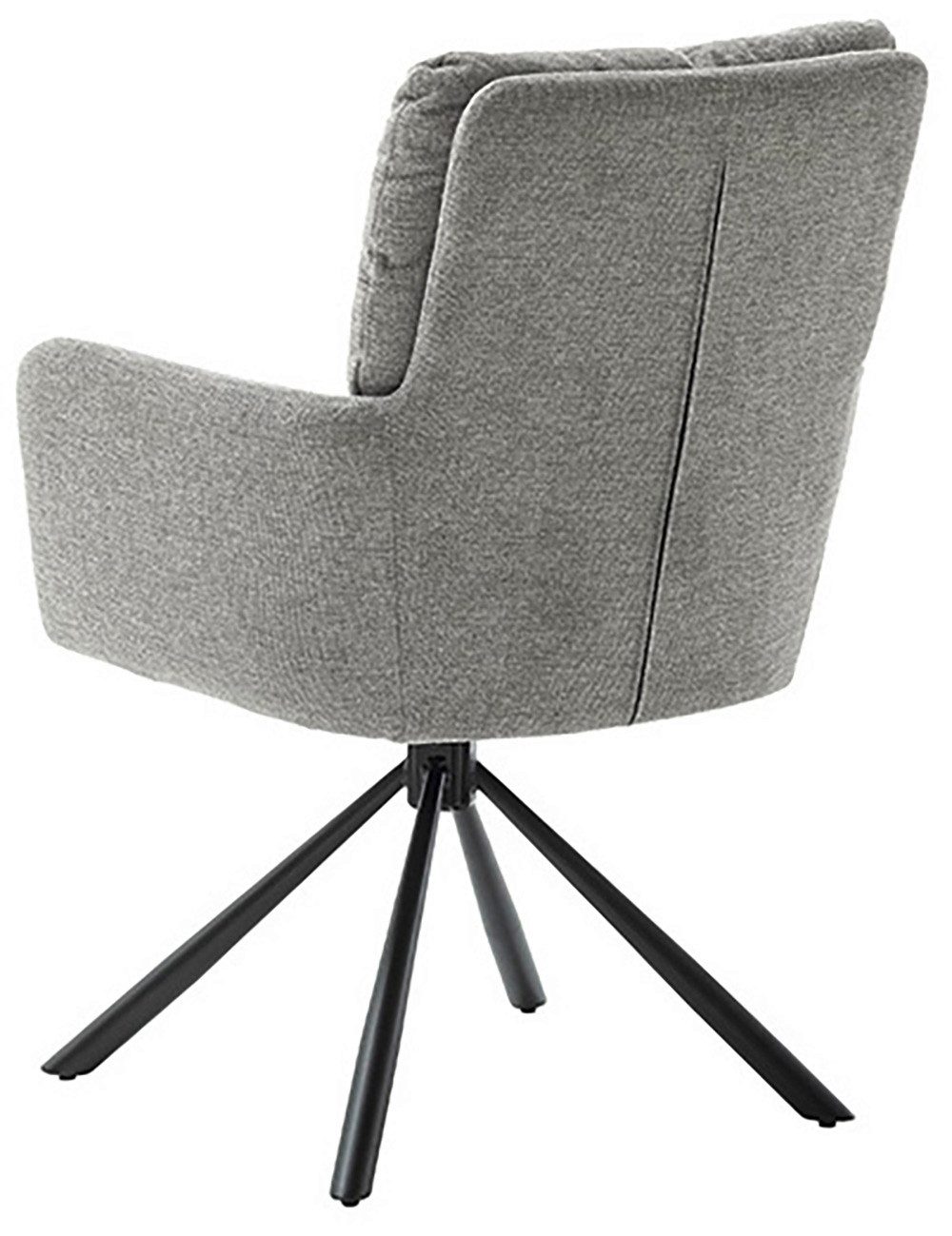 MCA furniture Eetkamerstoel (2-set), draaibaar 180°, pocketvering, zithoogte ca. 50 cm