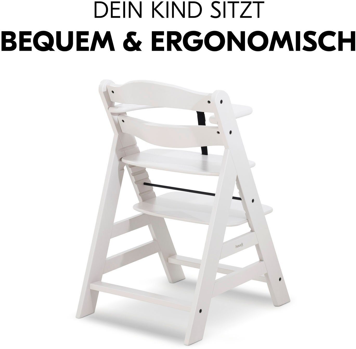 Hauck Kinderstoel Alpha+, Creme FSC®- beschermt bos - wereldwijd