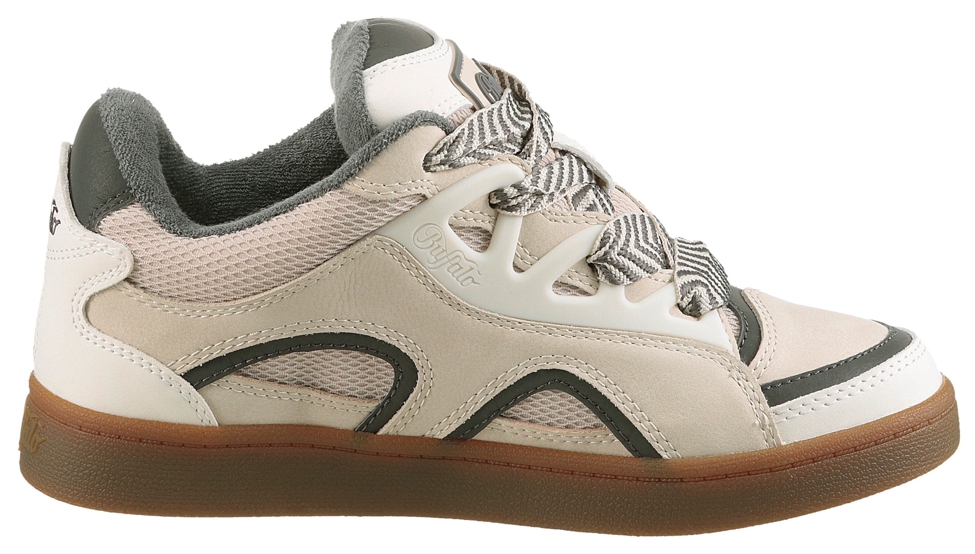 Buffalo Sneakers LIBERTY SKATE Basket-sneaker, vrijetijdsschoen, skate-schoen met honingkleurige loopzool