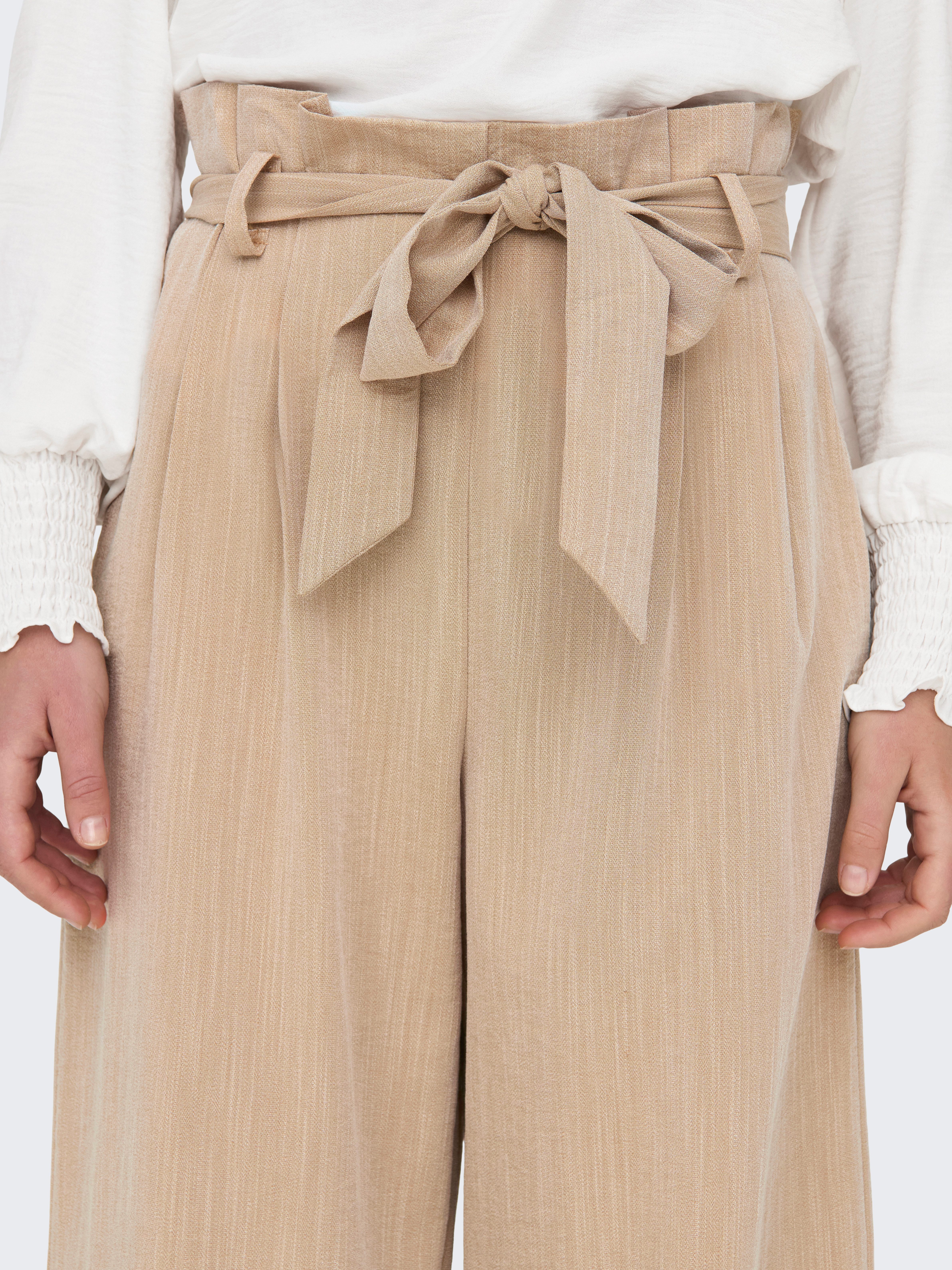 Only Paperbag-broek ONLMARSA SOLID PAPERBAG PANT WVN NOOS
