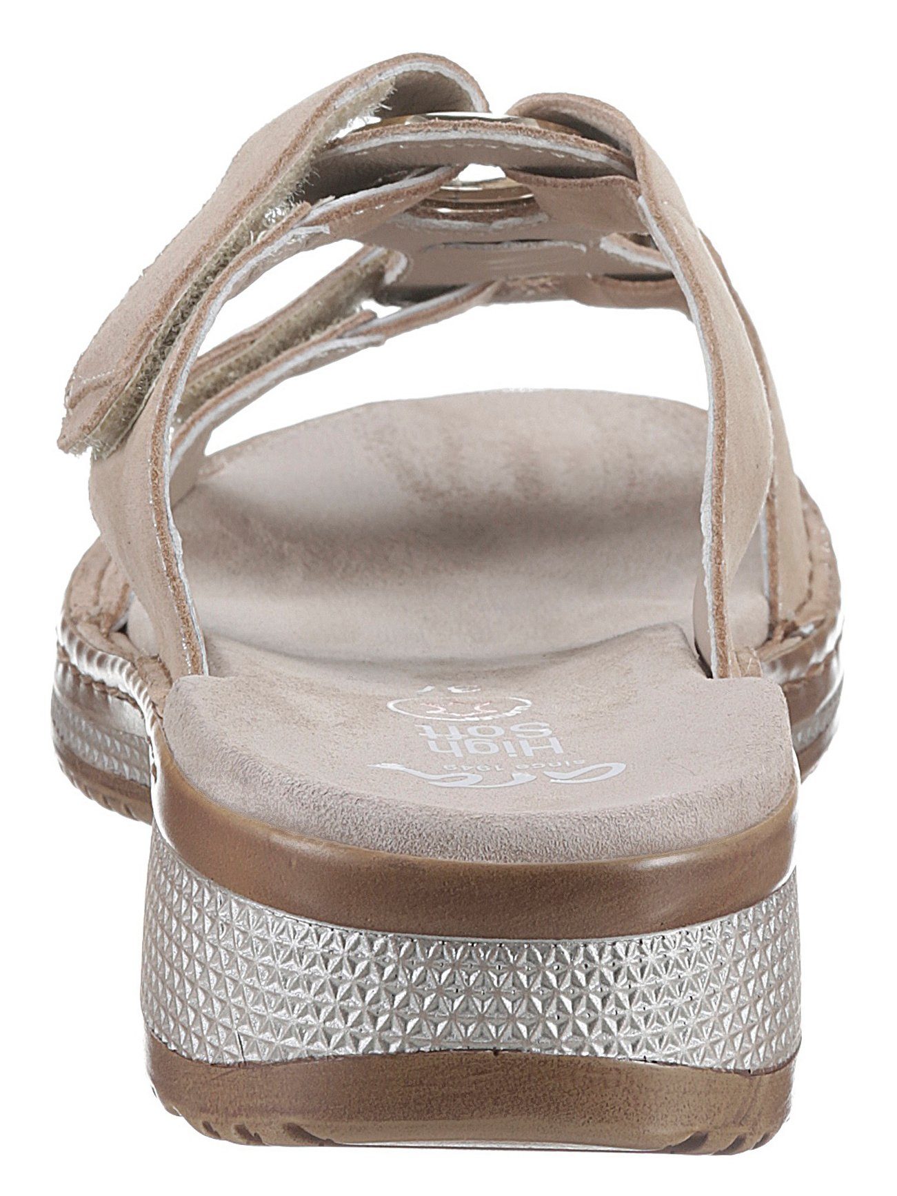 Ara Slippers Hawaï sleehak, zomerschoen, pantoffels met klittenband
