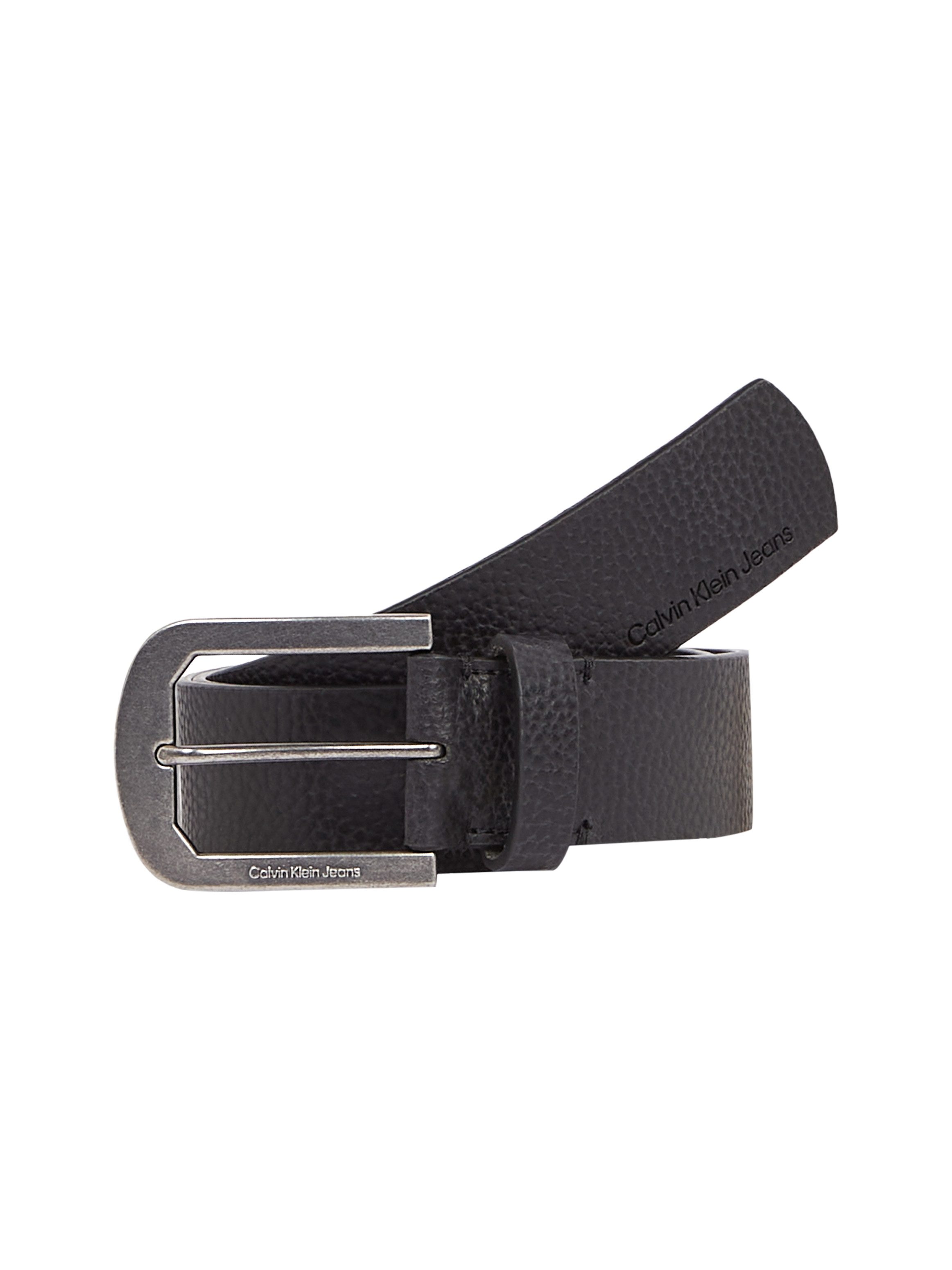 Calvin Klein Leren riem CLASSIC PIN BUCKLE LTHR BELT35MM
