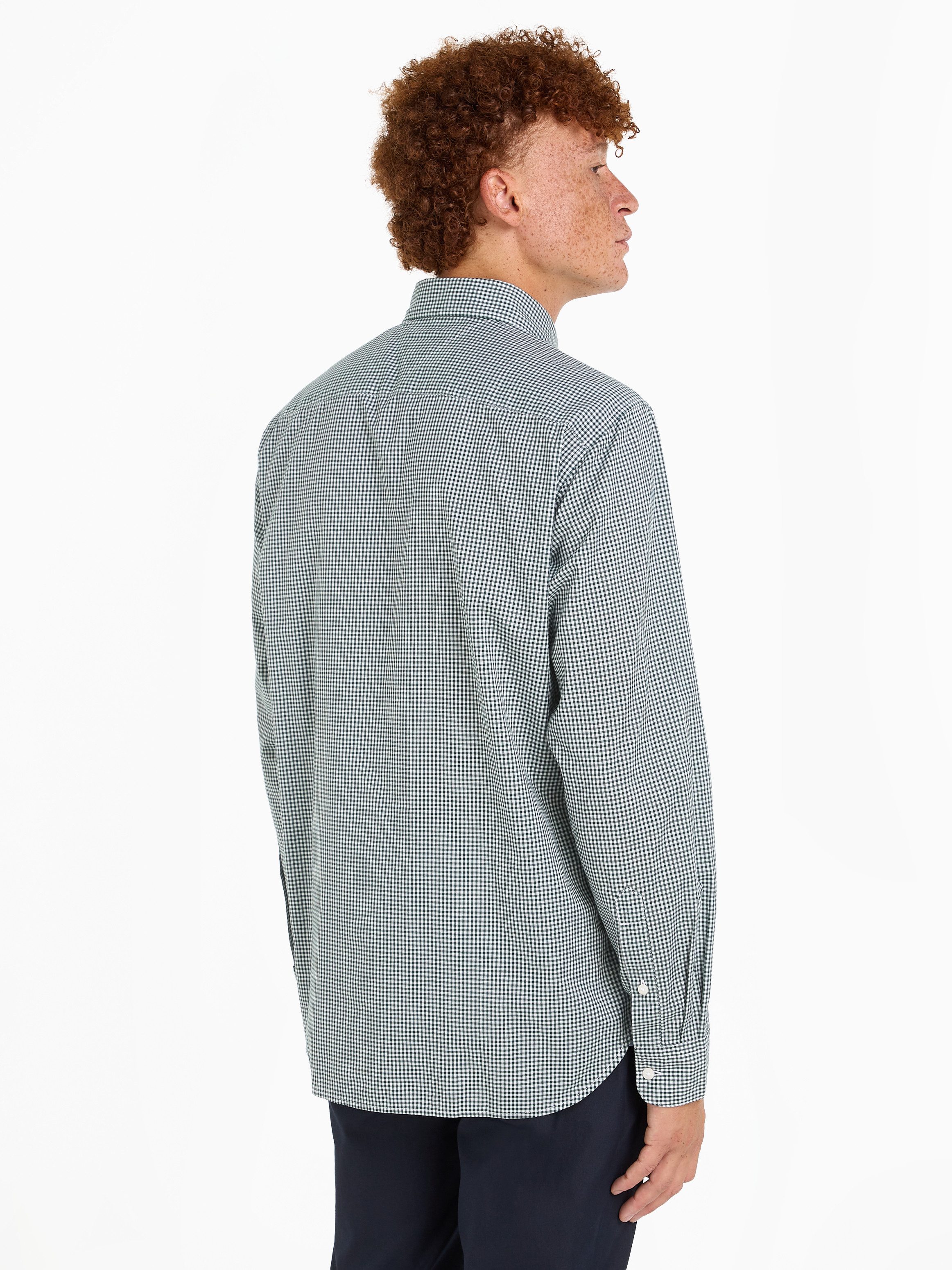 Tommy Hilfiger Overhemd met lange mouwen NAT. SOFT FLEX GINGHAM RF SHIRT