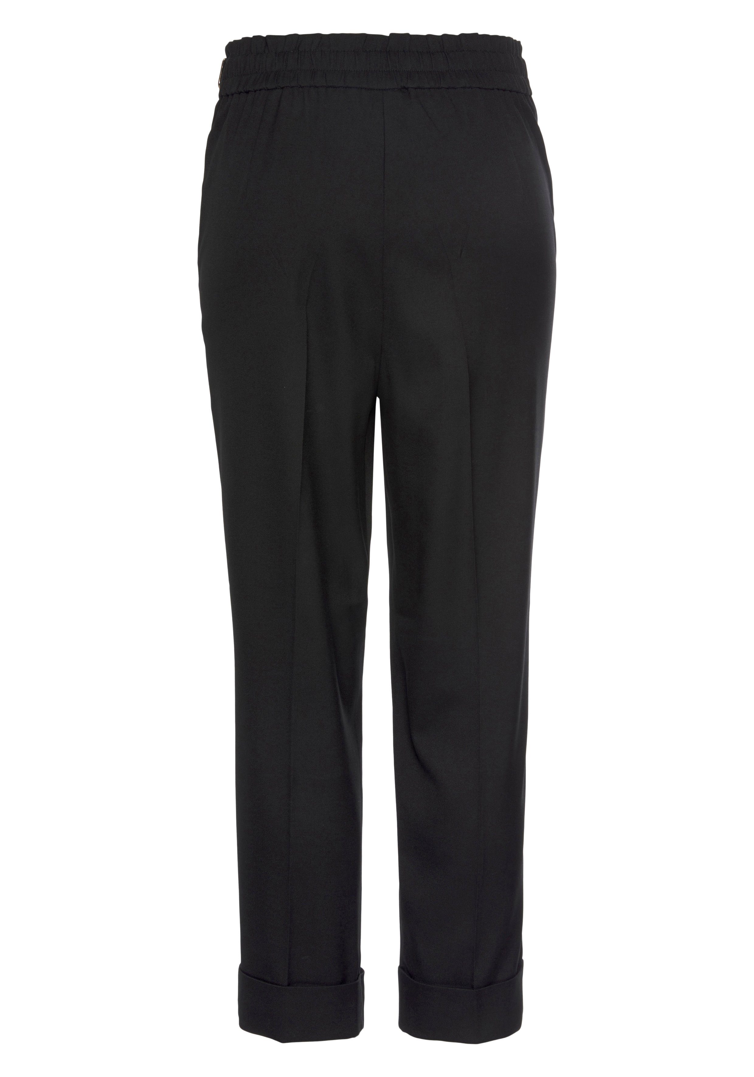 Lascana Comfortbroek met opgerolde broekzoom, elegante pantalon, business-look