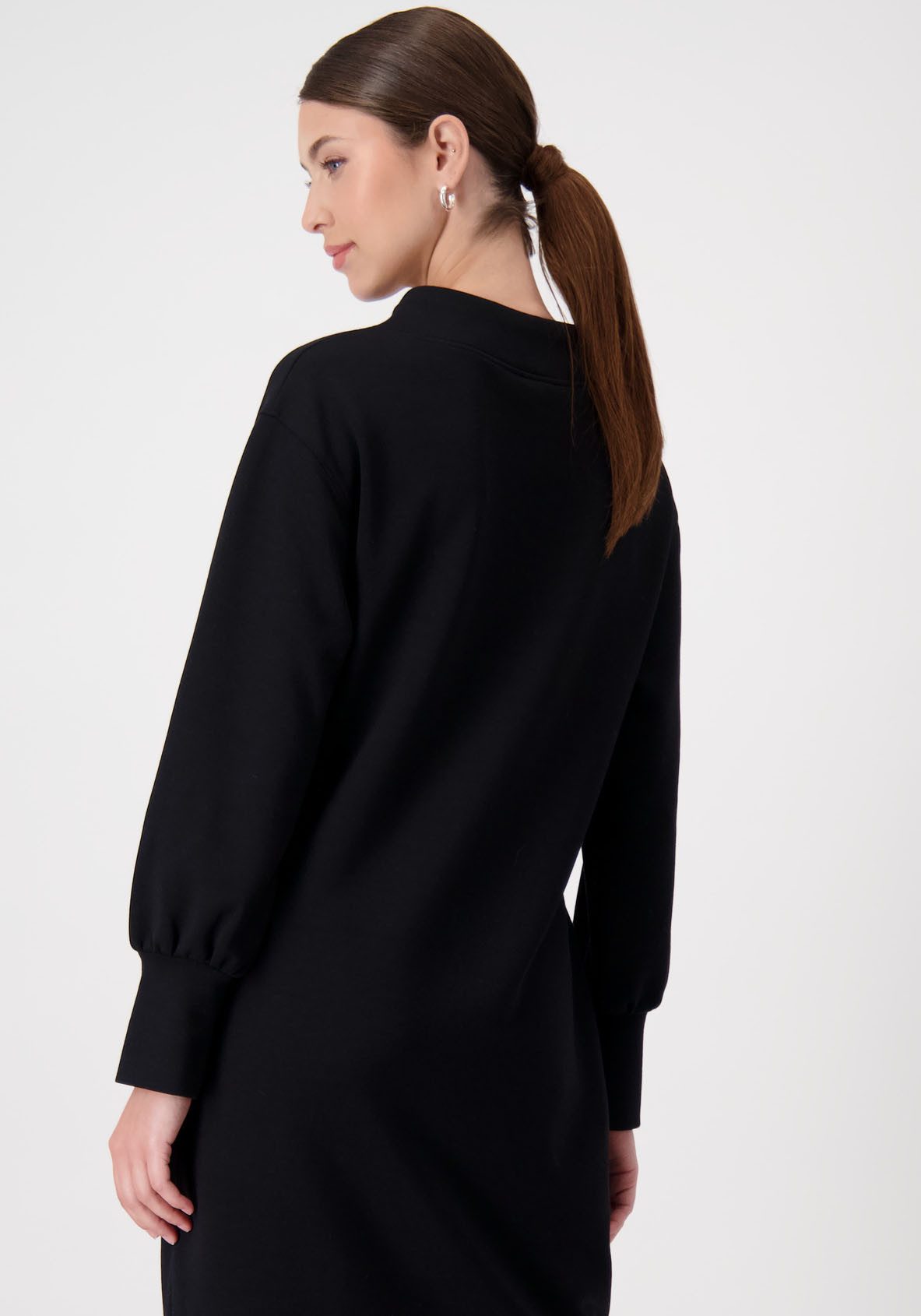 Monari Sweatjurk met opstaande kraag