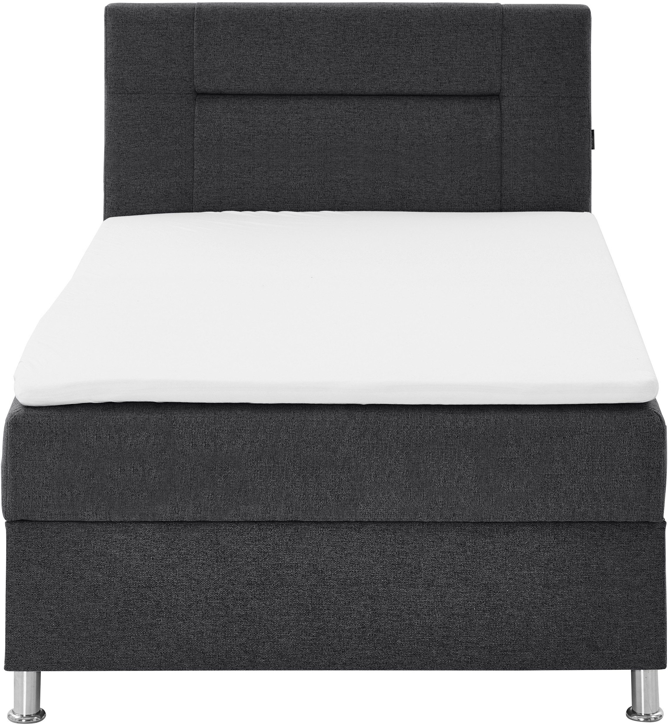 INOSIGN Boxspring Escalon met opbergruimte, inclusief topper beschikbaar in de breedtes 120x200 cm en 180x200 cm