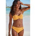 s.oliver red label beachwear beugelbikinitop in bandeaumodel rome in wikkellook geel