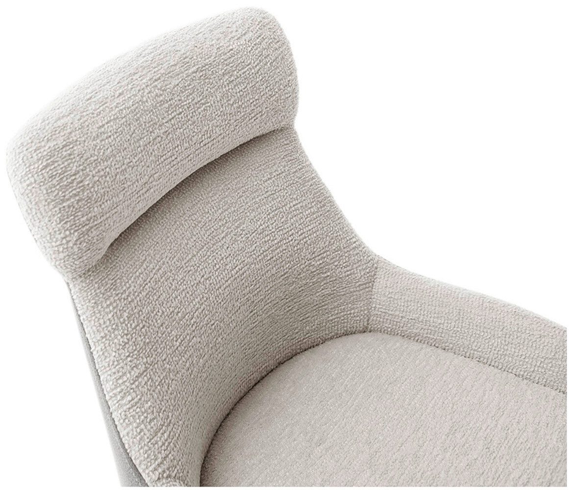 MCA furniture Eetkamerstoel (2-set), draaibaar 360°, draai- & schommelfunctie, zithoogte ca. 50 cm