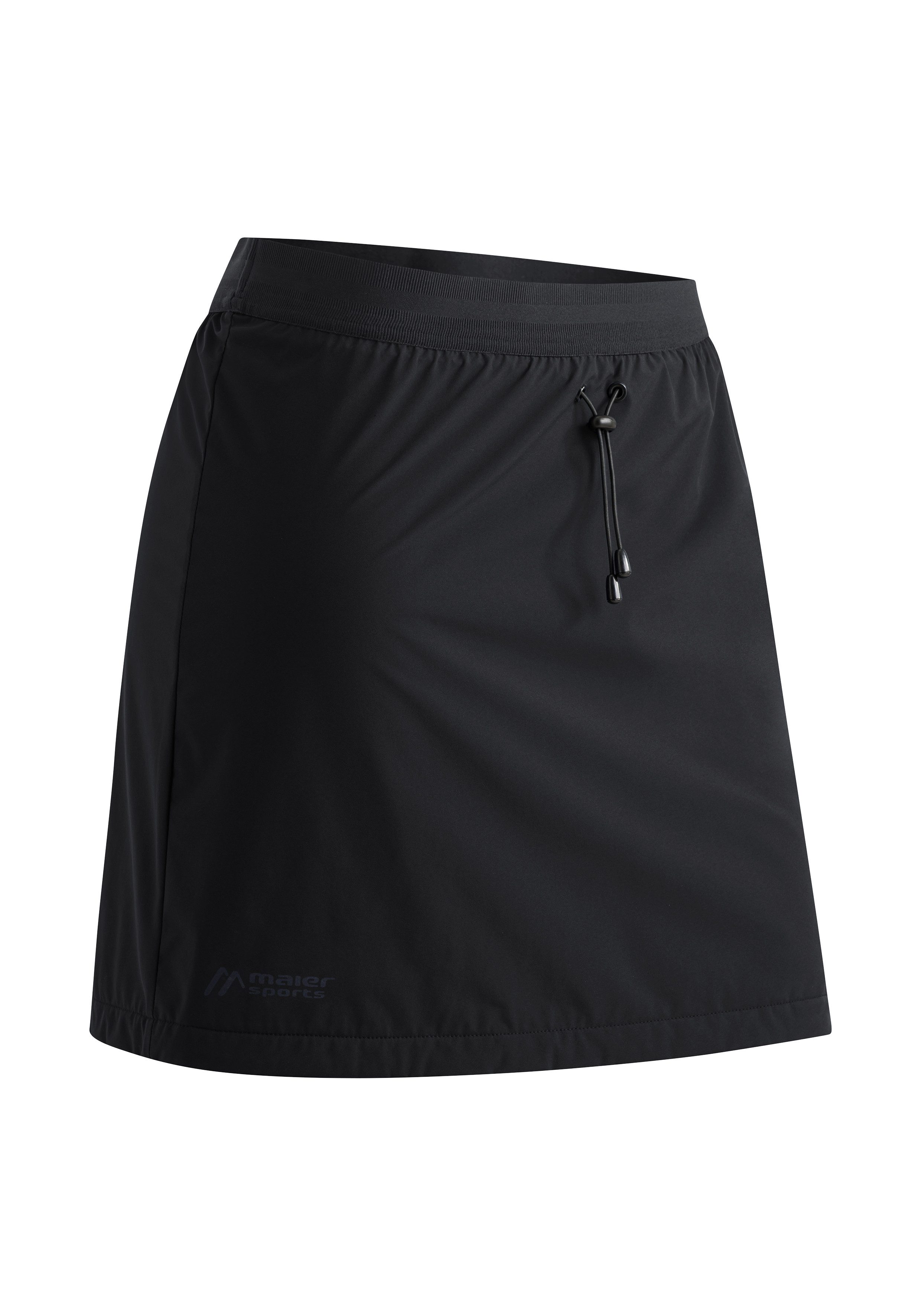 Maier Sports Midirok RainSkirt Winter gevoerde damesrok, waterafstotende overrok, elastische...