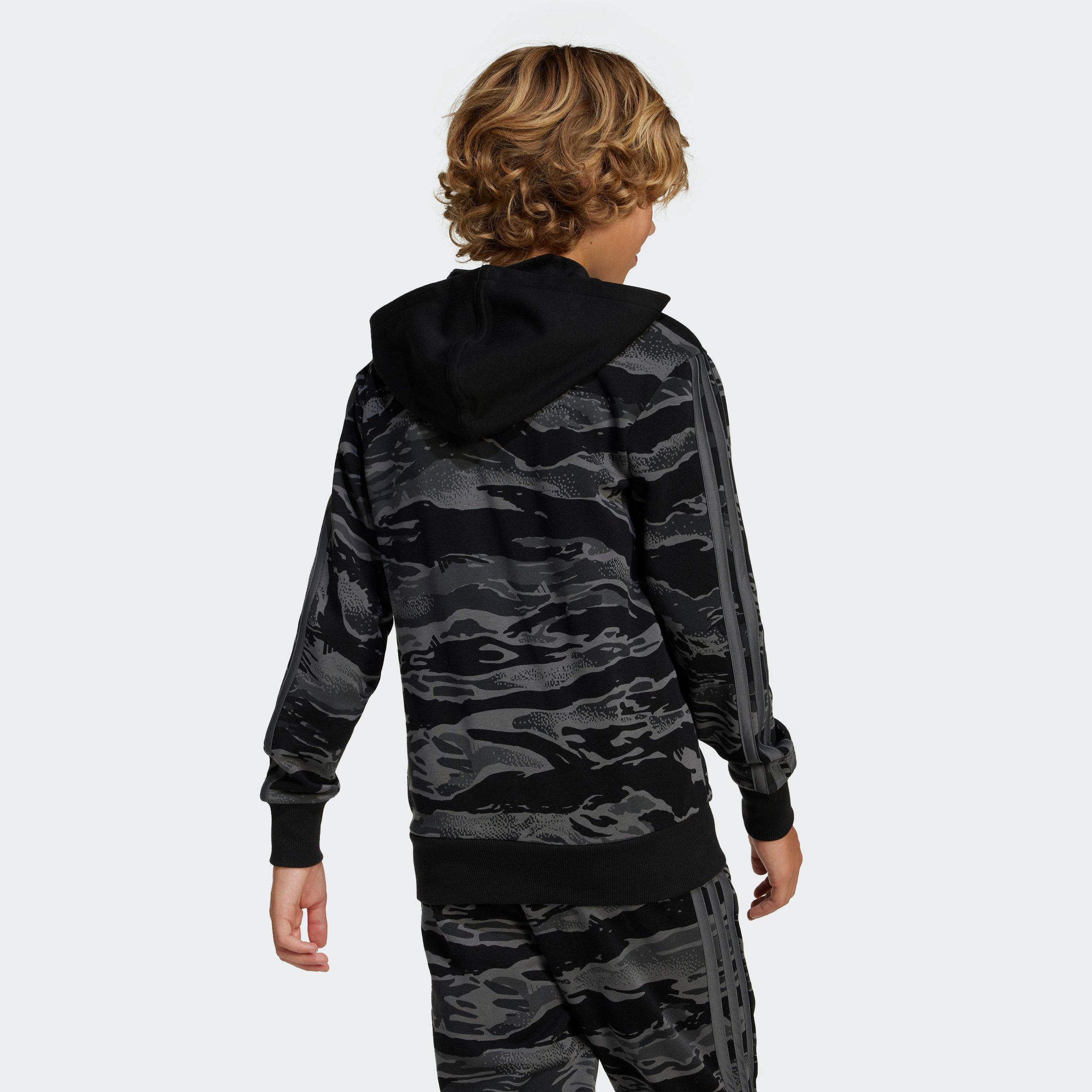 adidas Sportswear Hoodie J CAMO FZ HD