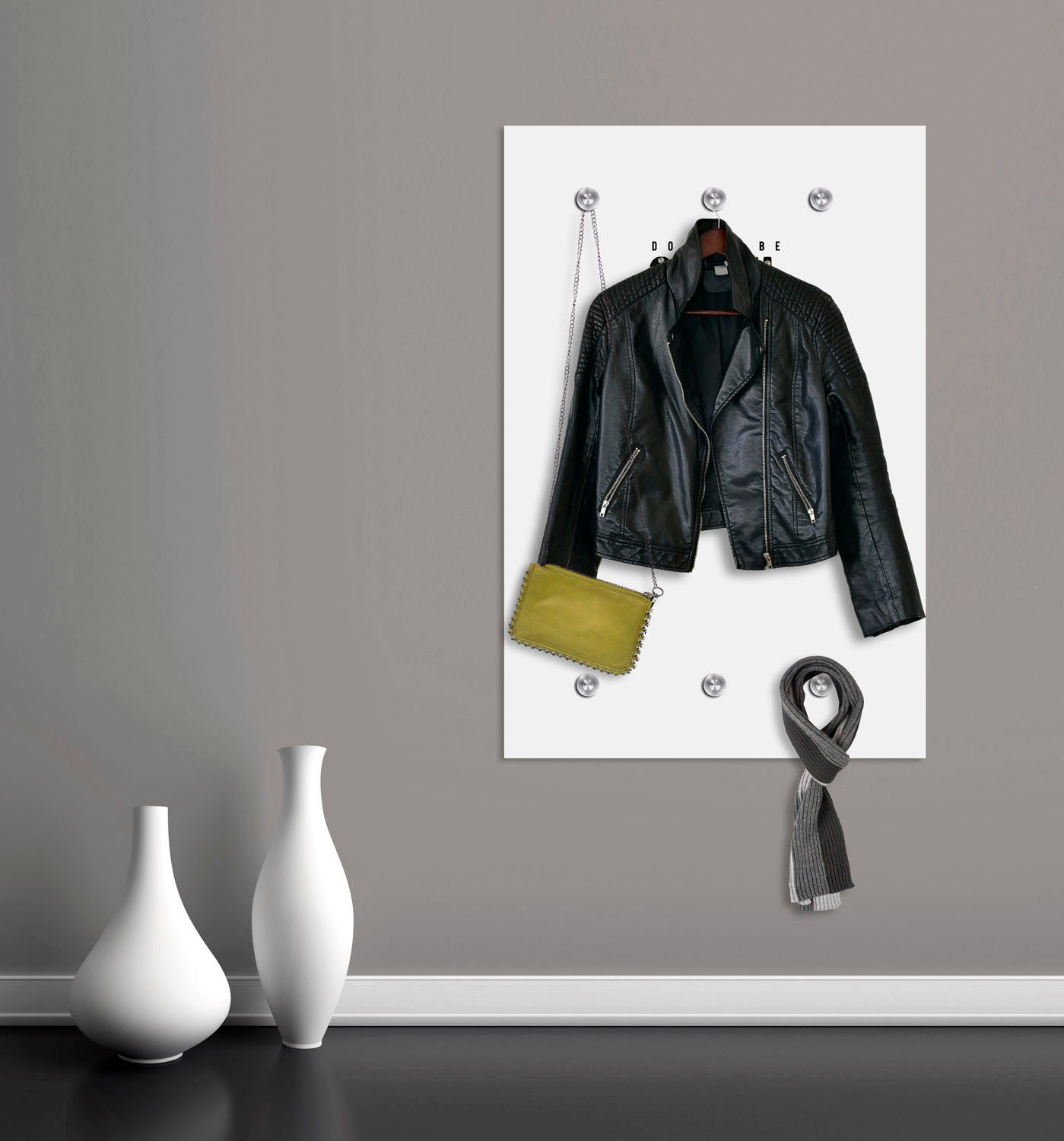 queence Kapstok DO NOT BE CRUEL met 6 haken, 80 x 120 cm