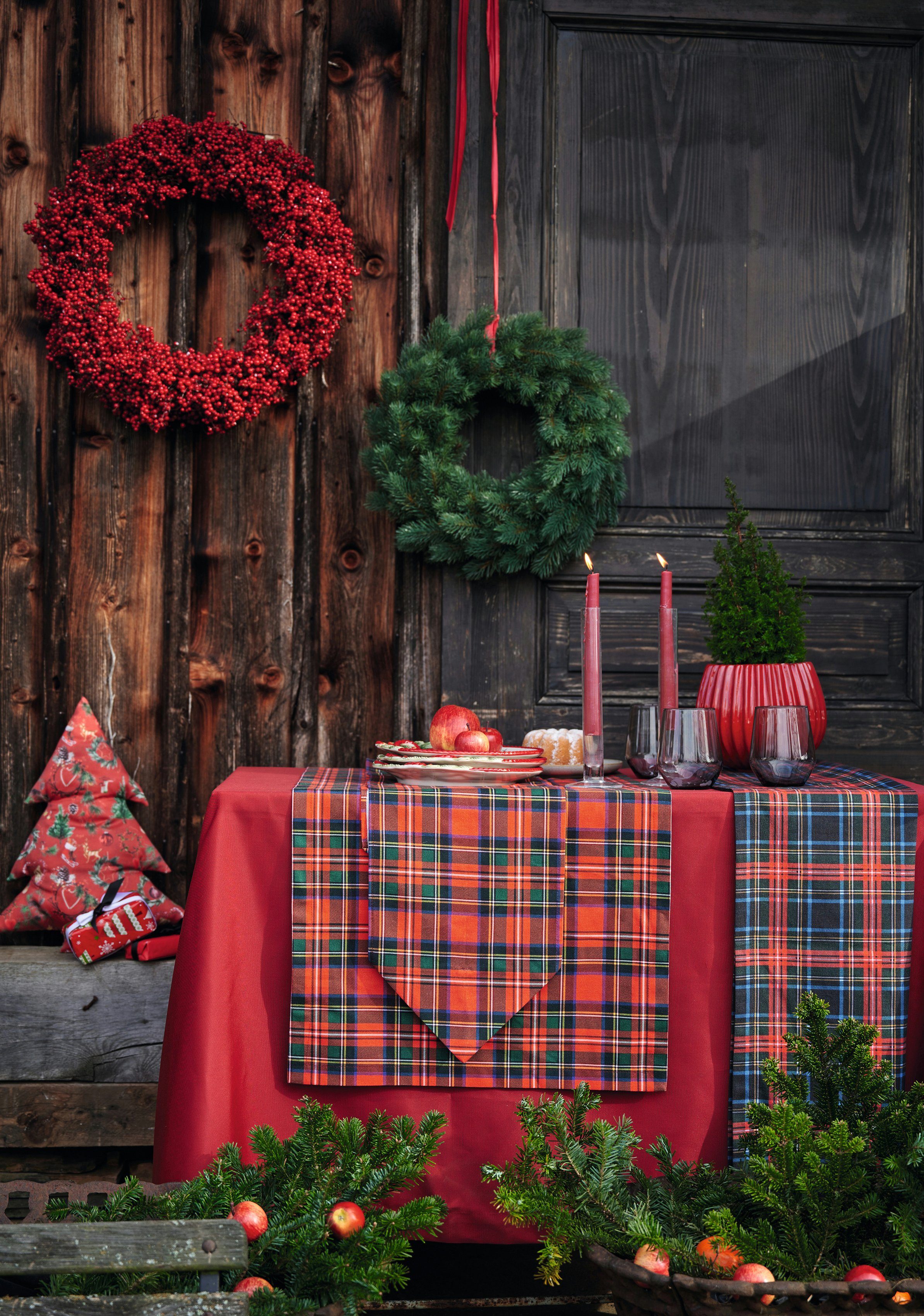 APELT Tafelloper 9539 WINTERWERELD, kerstversiering, kerst (1 stuk)