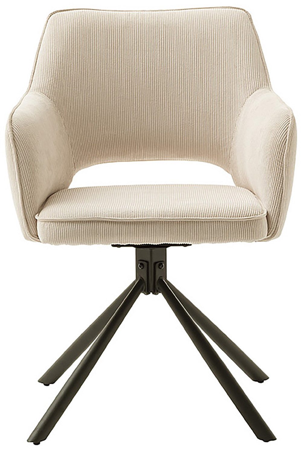 MCA furniture Eetkamerstoel Luzon (2-set), draaibaar 180°, belastbaarheid 120 kg, zithoogte ca. 50 cm