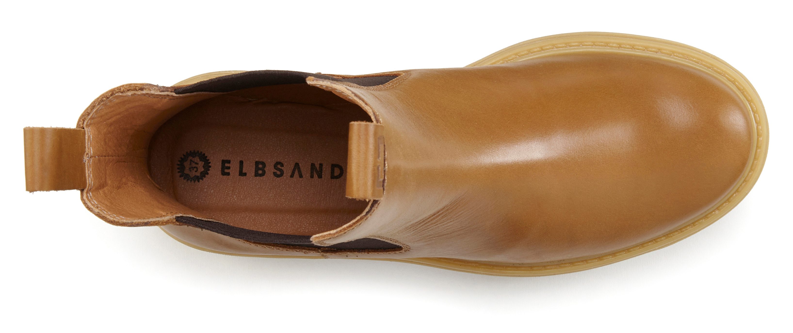 Elbsand Laarsjes Chelsea laarzen, instaplaarzen, bikerboots van leer
