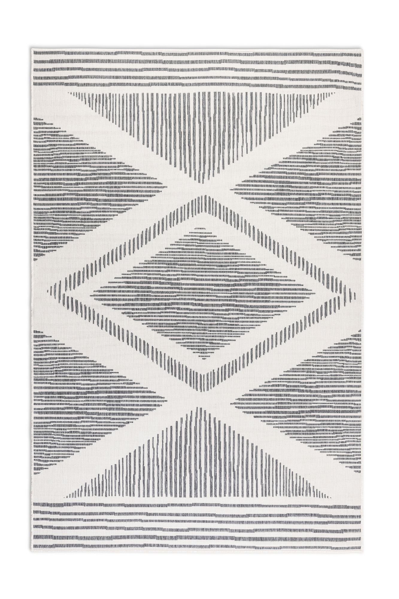 ELLE DECORATION Vloerkleed Rhombus, In- en Outdoor Vlakweefsel, binnen- en buitengebruik, modern, omkeerbaar tapijt, balkon, woonkamer