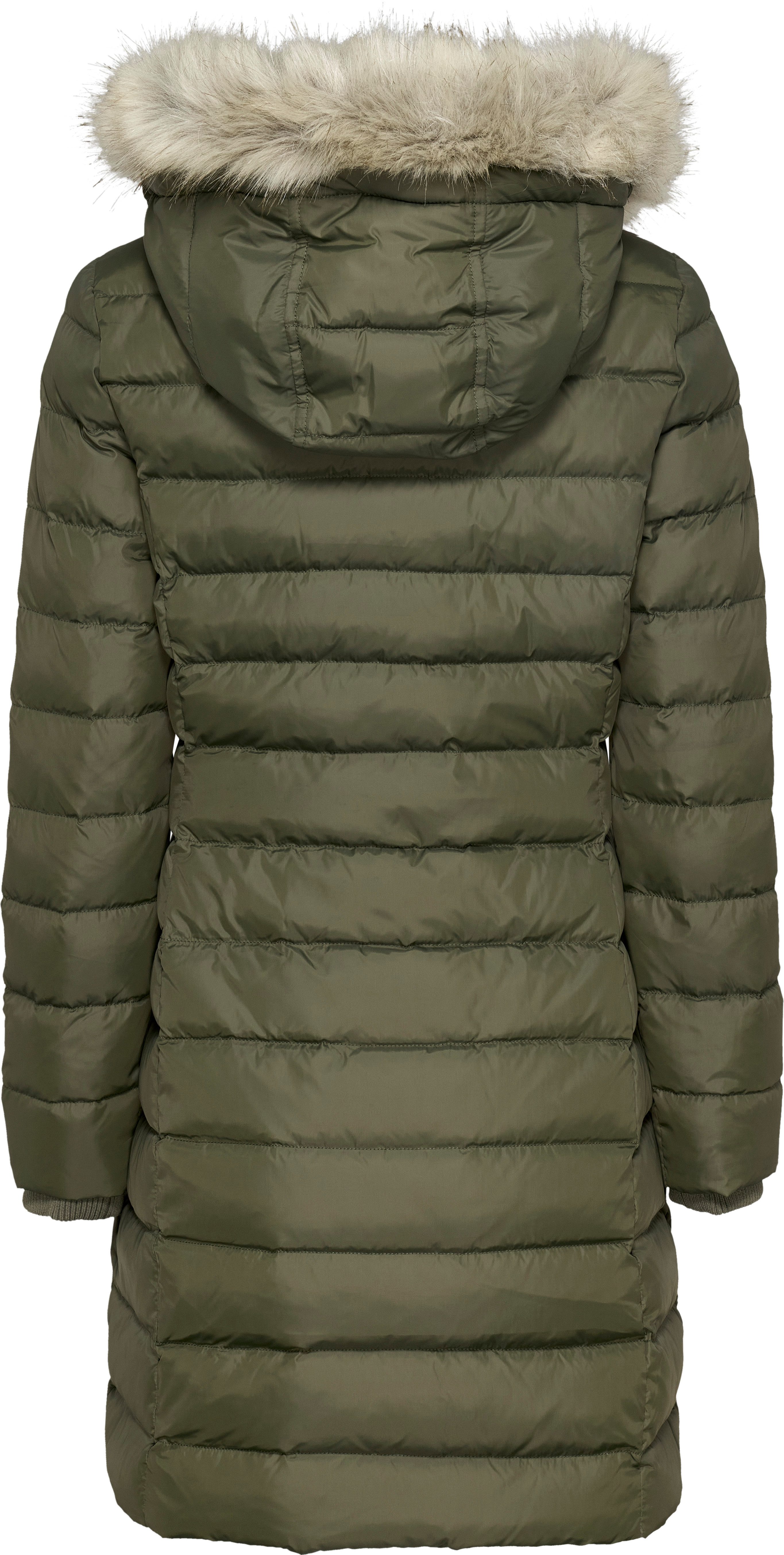 TOMMY JEANS Gewatteerde jas TJW ESSENTIAL HOODED DOWN COAT