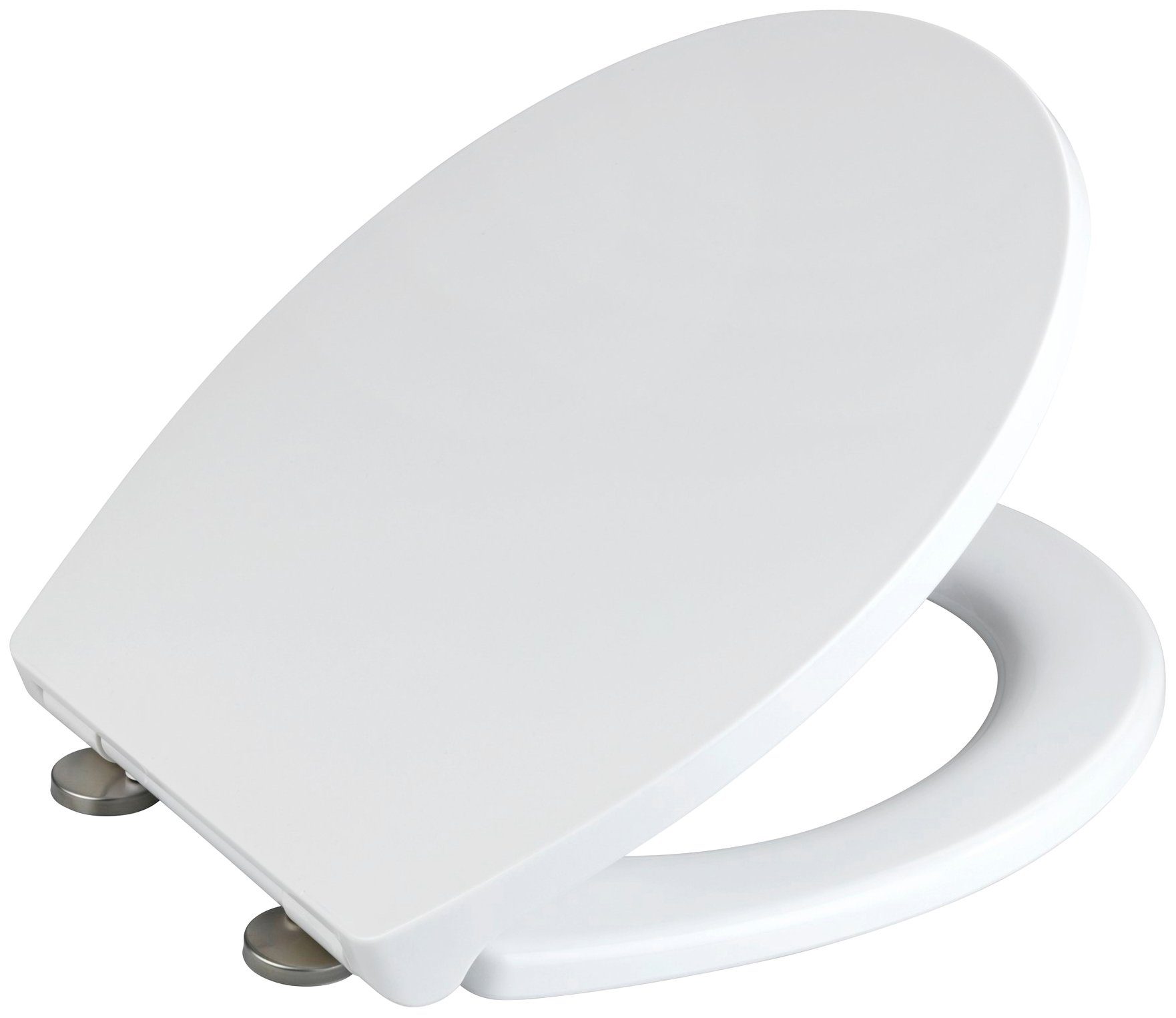 WENKO Toiletzitting Ostuni Thermoplast, belastbaar tot 300 kg, met soft-closemechanisme (1 stuk)