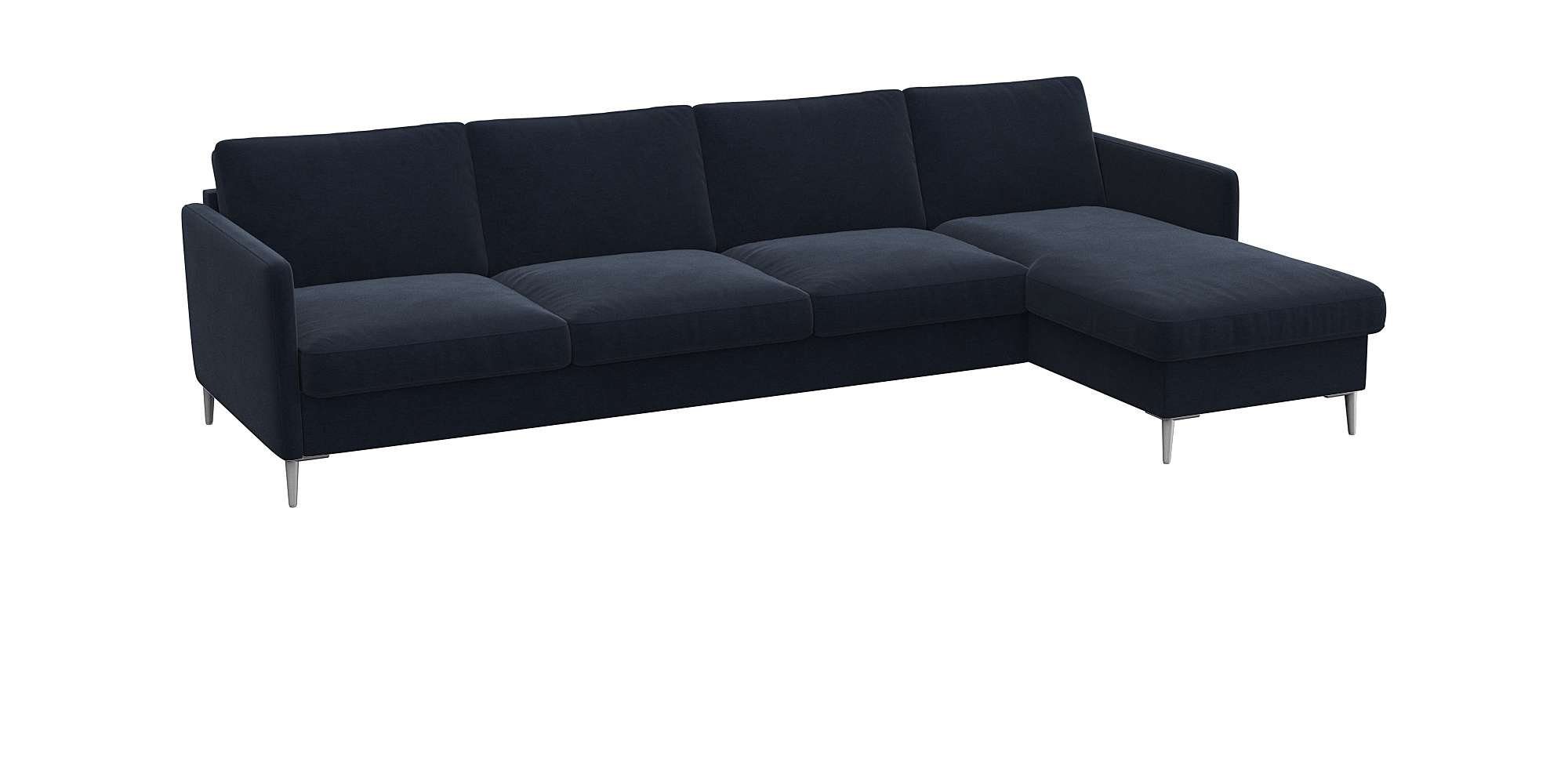 FLEXLUX Hoekbank Fiore, L-vorm, comfortabel en aangenaam door hoogwaardige zitopbouw