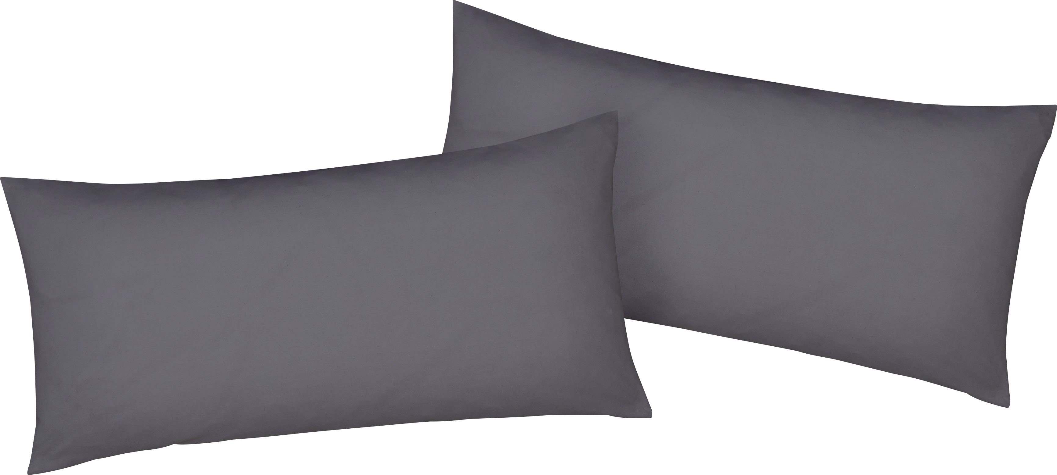 bellana Kussenovertrek Mako-jersey exclusief (2 stuks) kussenovertrekken maat 80 cm x 40 cm wit