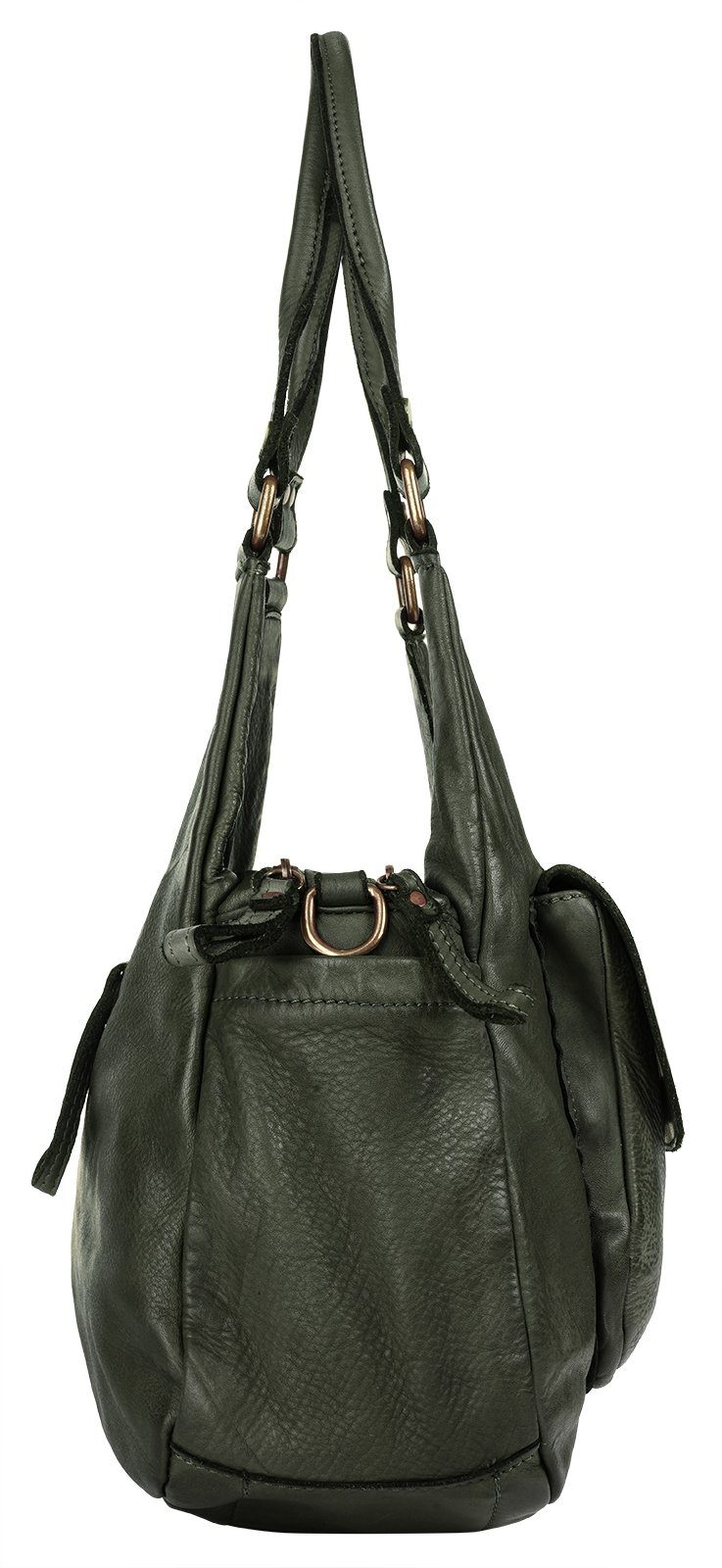 Samantha Look Schoudertas echt leer, made in italy