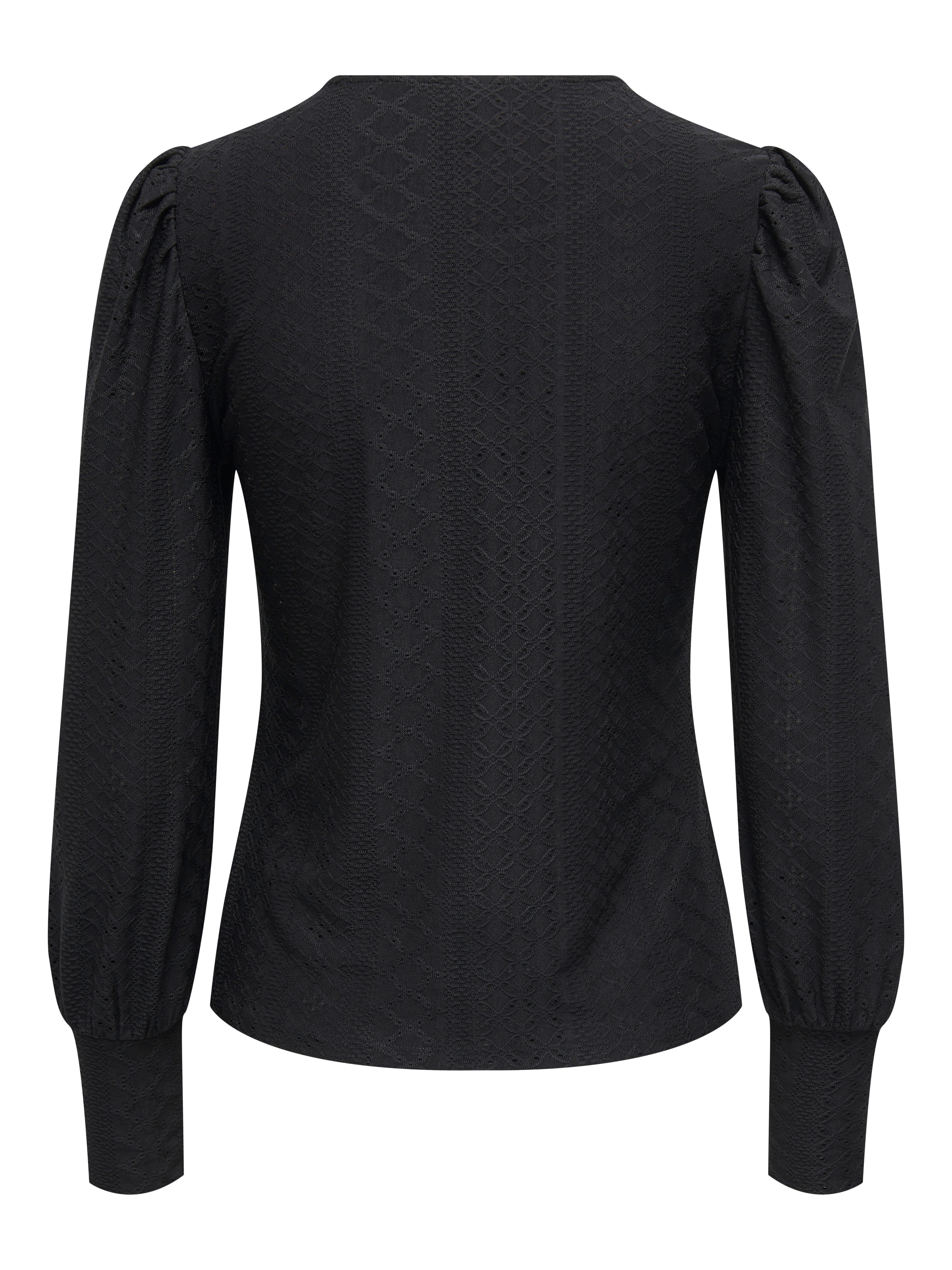 Only Shirt ONLSANDRA L S PUFF TOP JRS NOOS