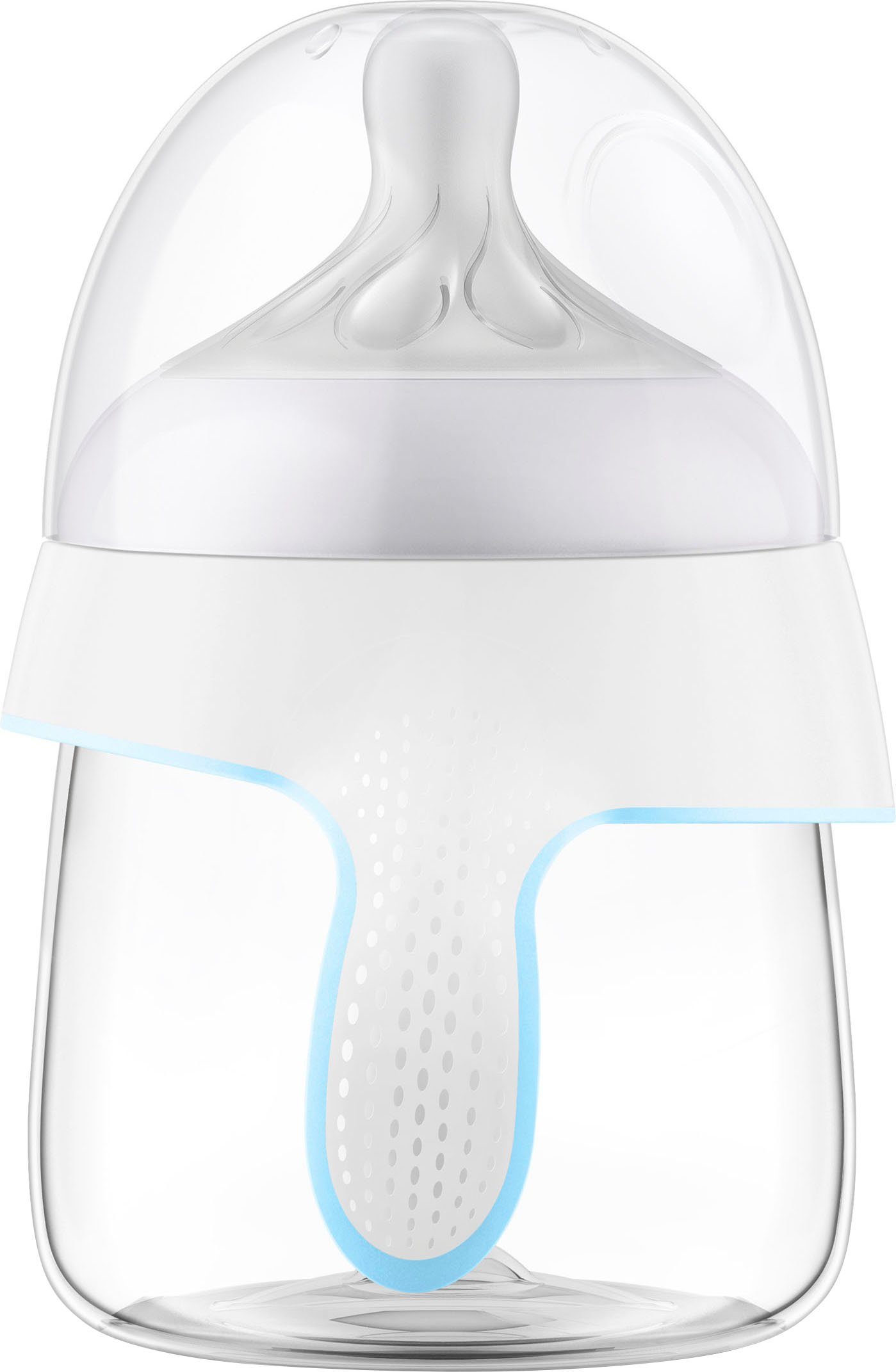 Philips AVENT Babyfles Natural Response SCF263/61 met leergrepen, 125 ml, vanaf 6 maanden
