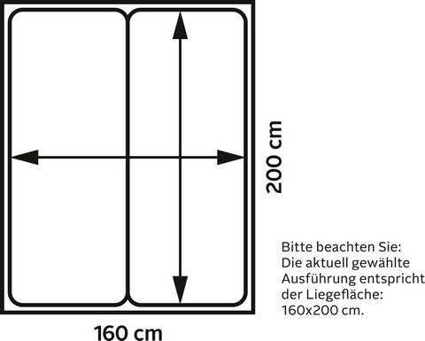 Places of Style Boxspring Cup met massief houten frame, met topmatras, in 2 hardheden, in 3 breedten