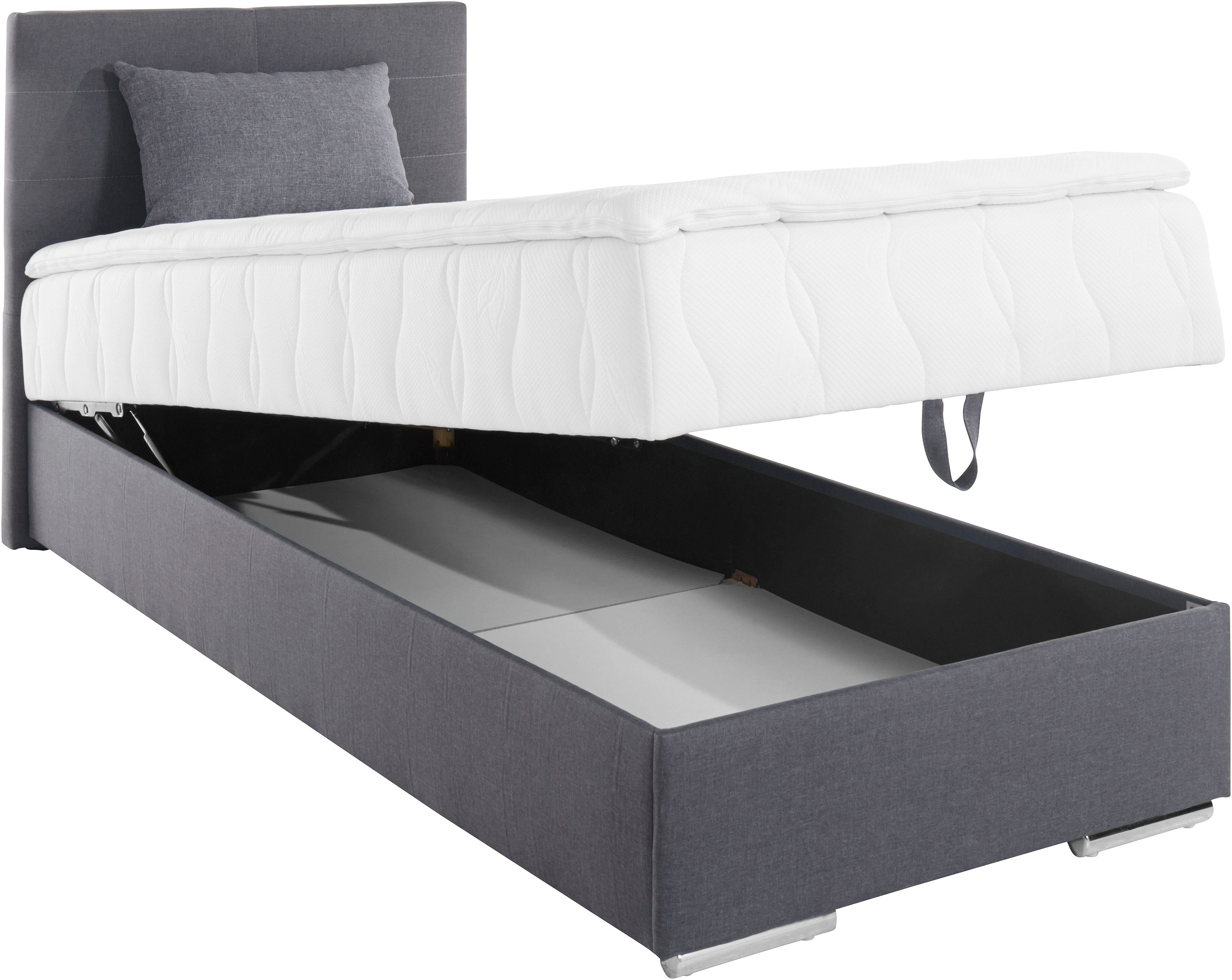 COTTA Boxspring Tom met bedkist, topmatras en sierkussen