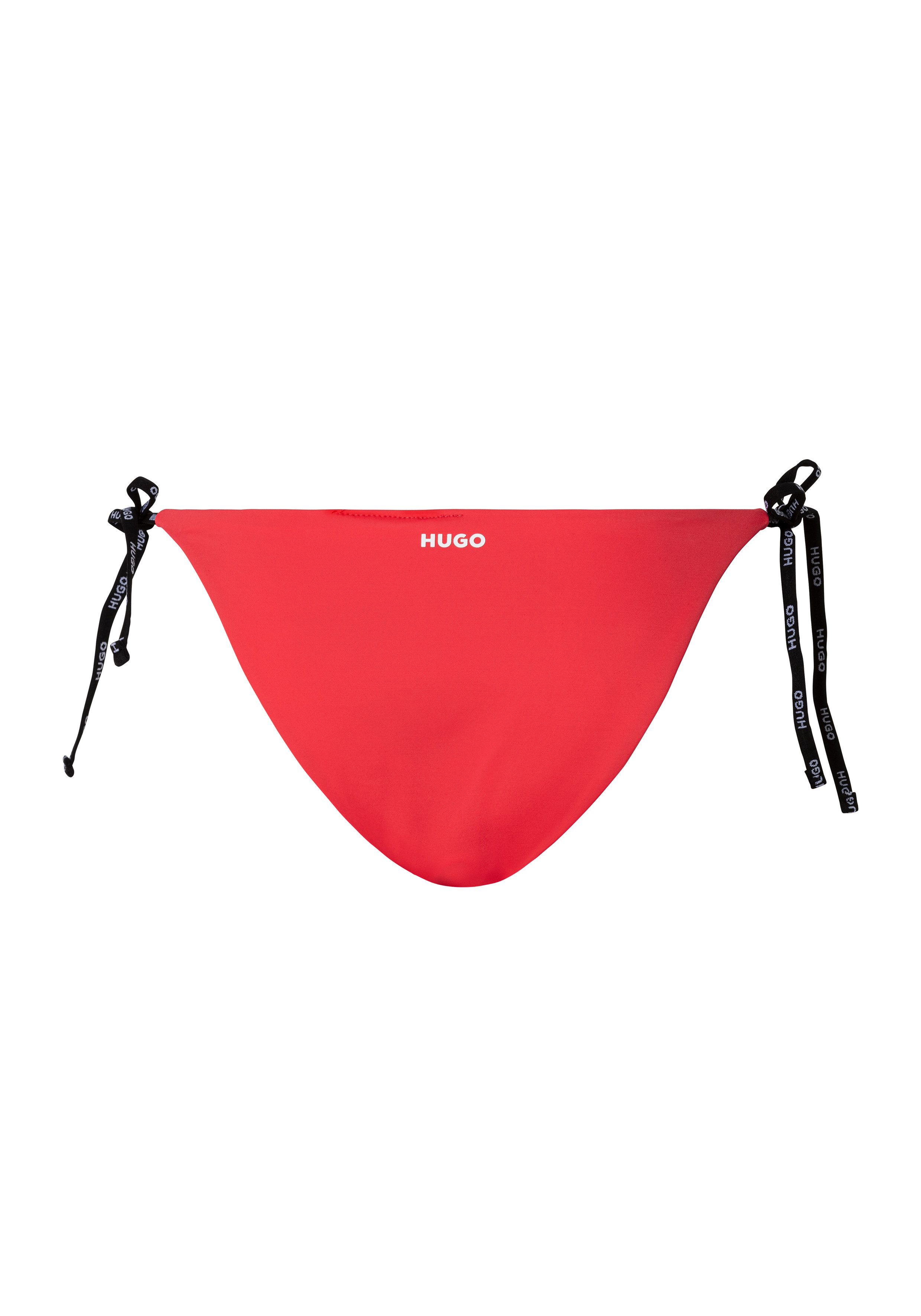 HUGO underwear Bikinibroekje PURE_SIDE TIE met contrastkleurige inzetten