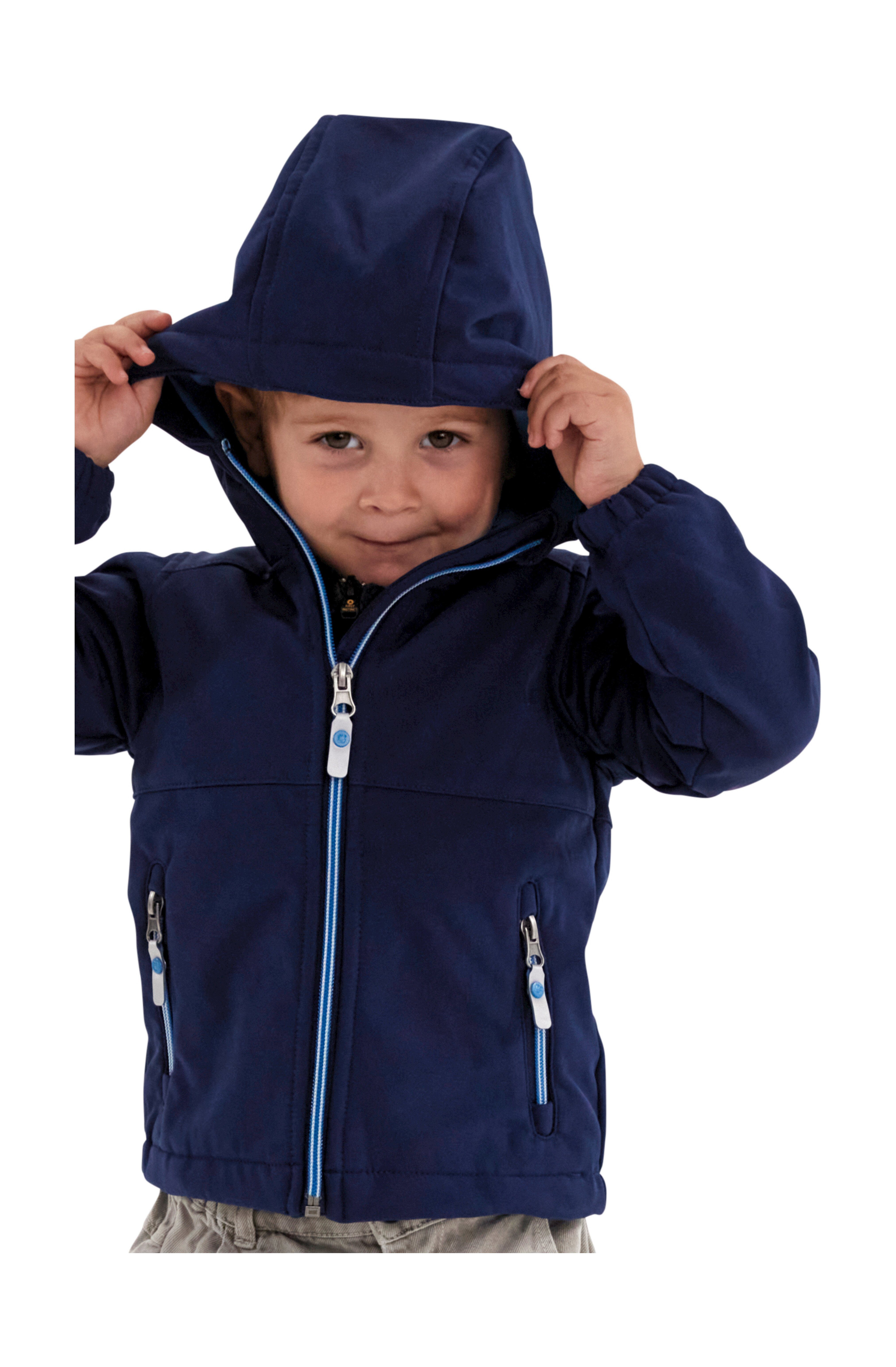 Killtec Softshell-jack Mini softshell-jack Waterafstotende softshelljack, warm, kleurafgebakende accenten