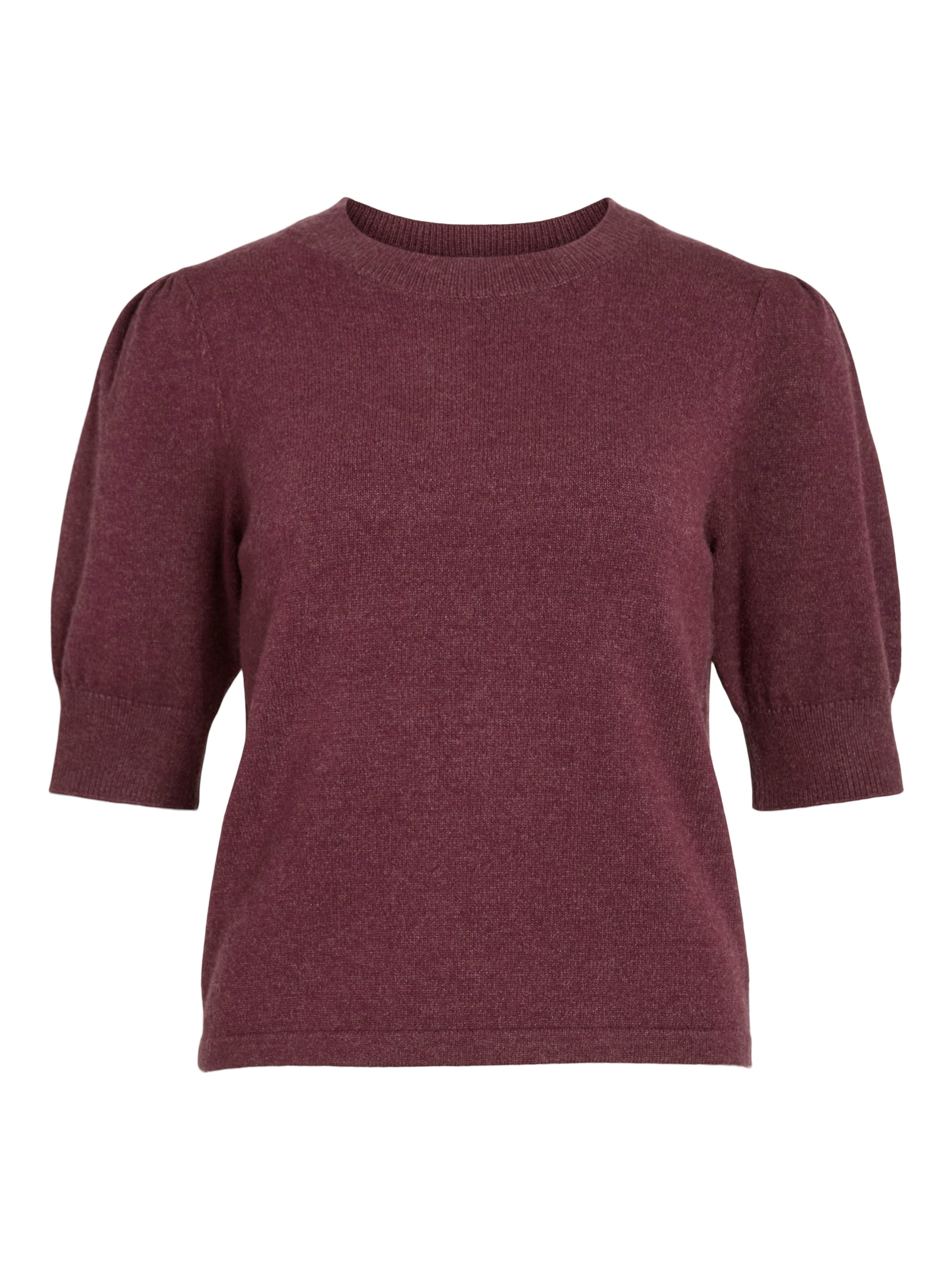 Vila Gebreide trui VIRIL 2/4 SLEEVE O-NECK KNIT TOP - NOOS