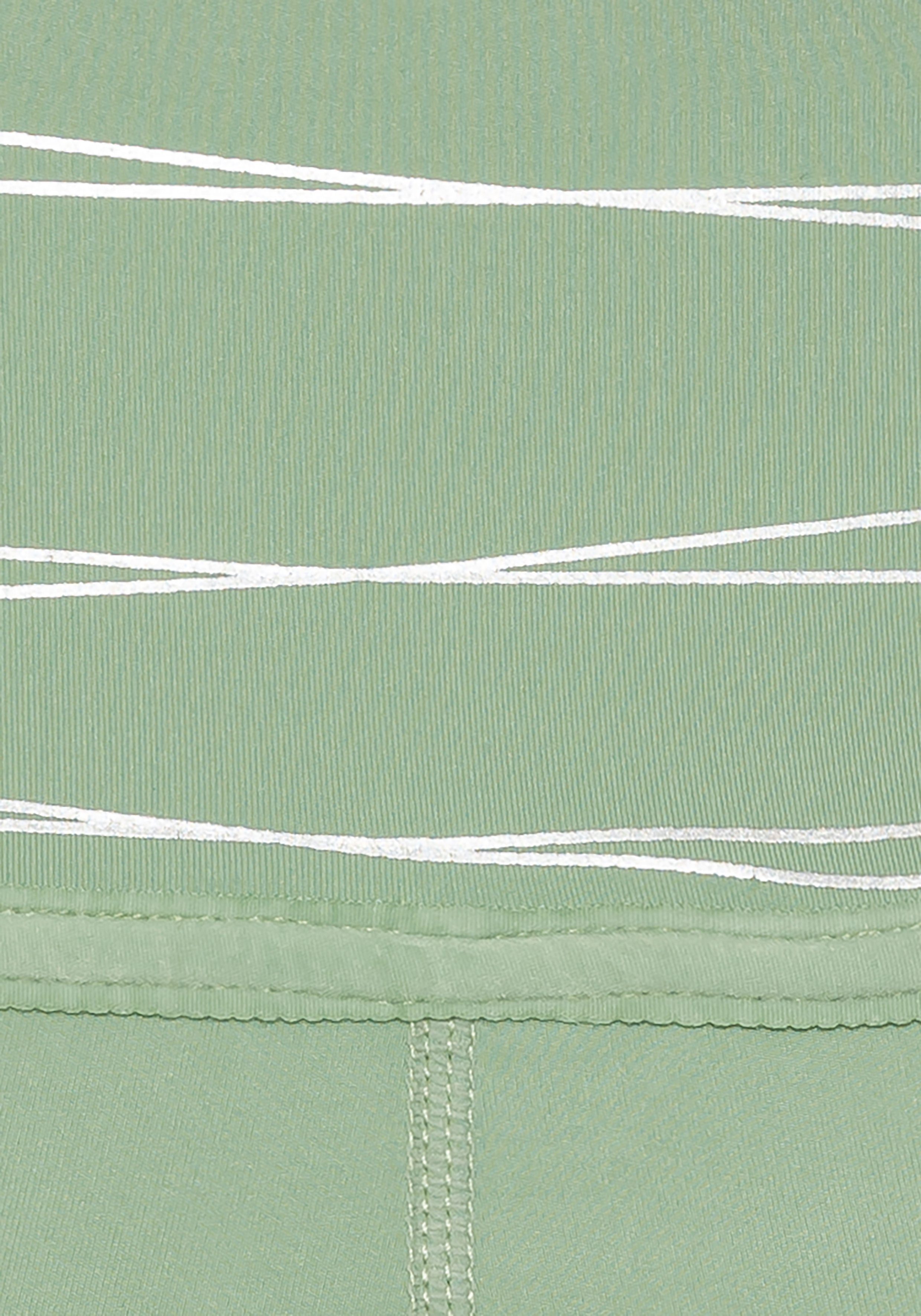 vivance active Short Korte broek Sportshorts met brede tailleband en print