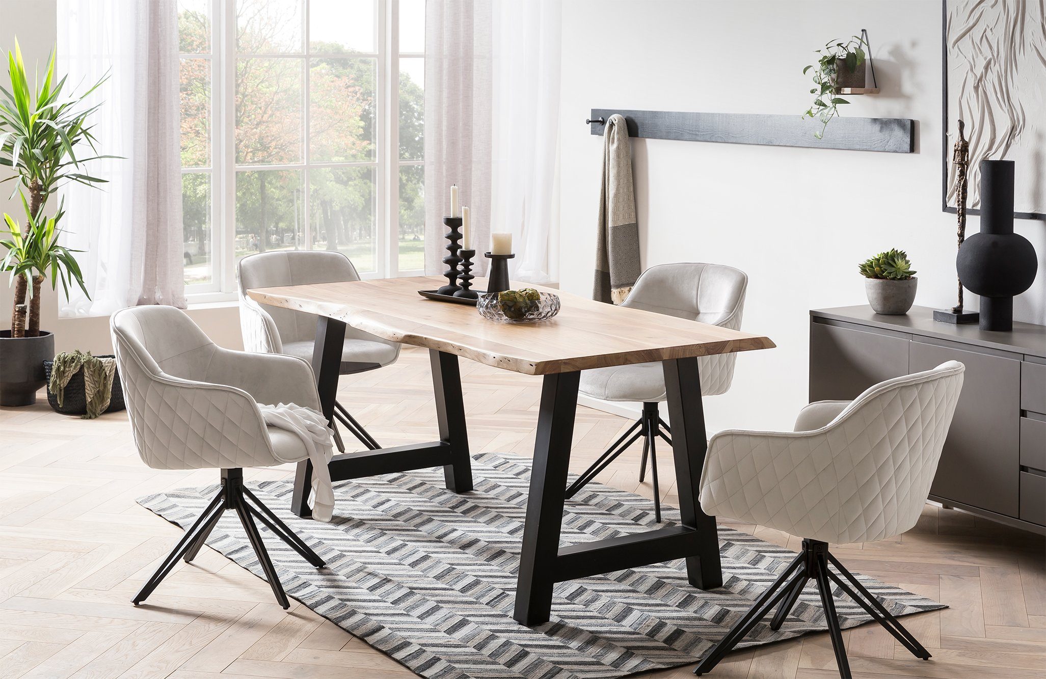 SalesFever Eettafel Massief hout geolied en tweevoudig gewaxt
