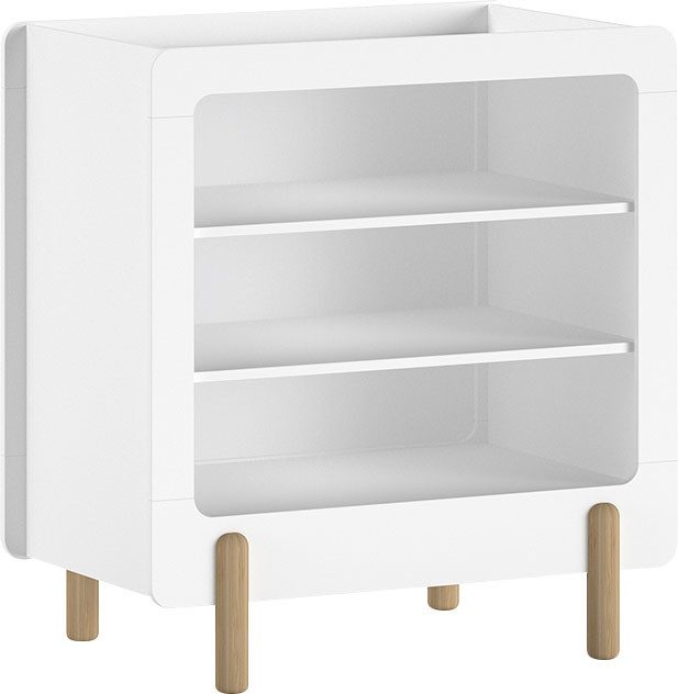 Vipack Kast Smile, verschoningsrek met 3 vakken, MDF wit gelakt