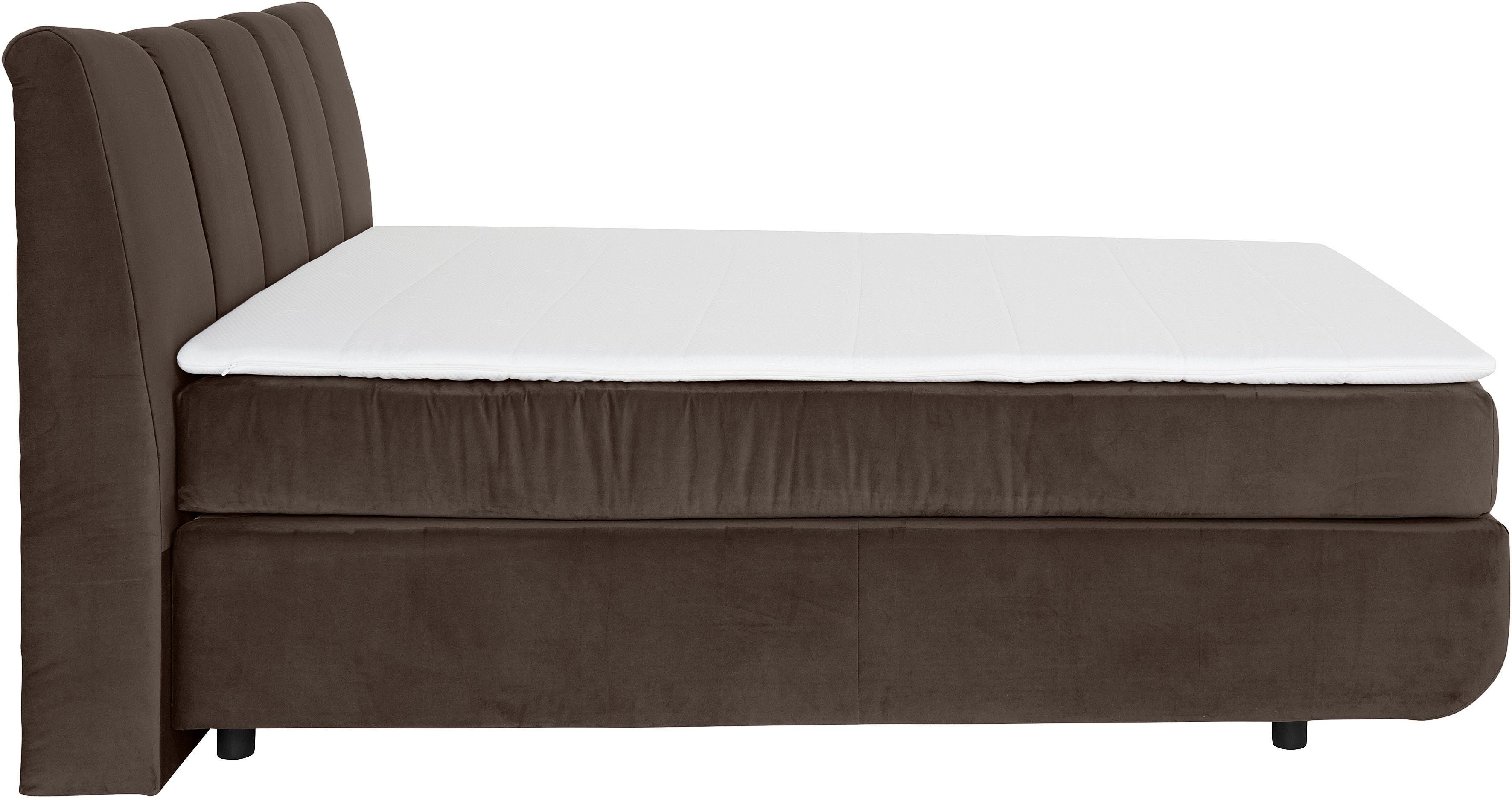 Leonique Boxspring Océane Los van de vloer- werkt vrijzwevend, verschillende hardheden (ook H4)