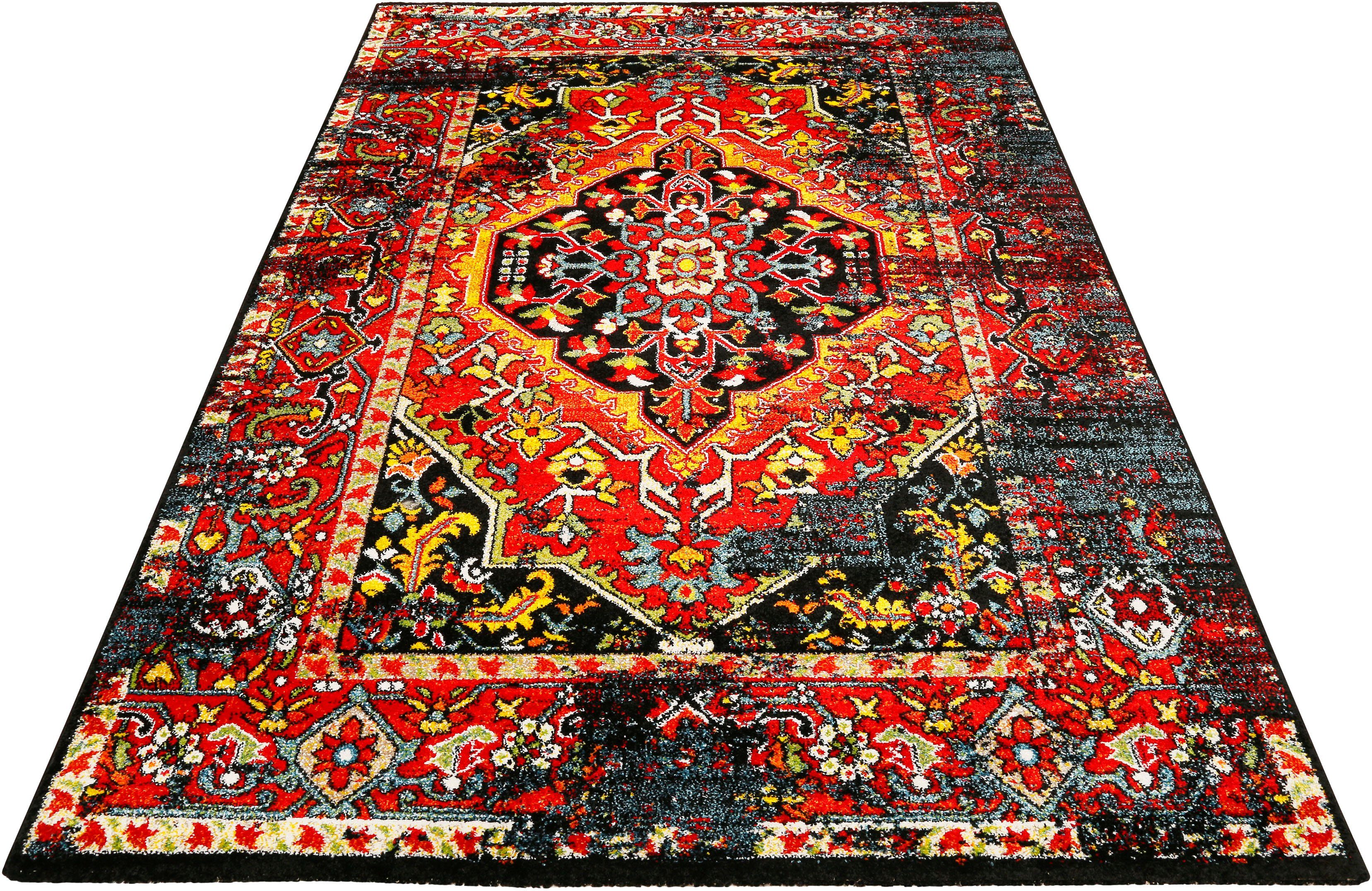 Wecon Home Vloerkleed Heritage Woonkamer moderne vloerkleden maat 160 cm x 225 cm x 13 mm multicolor