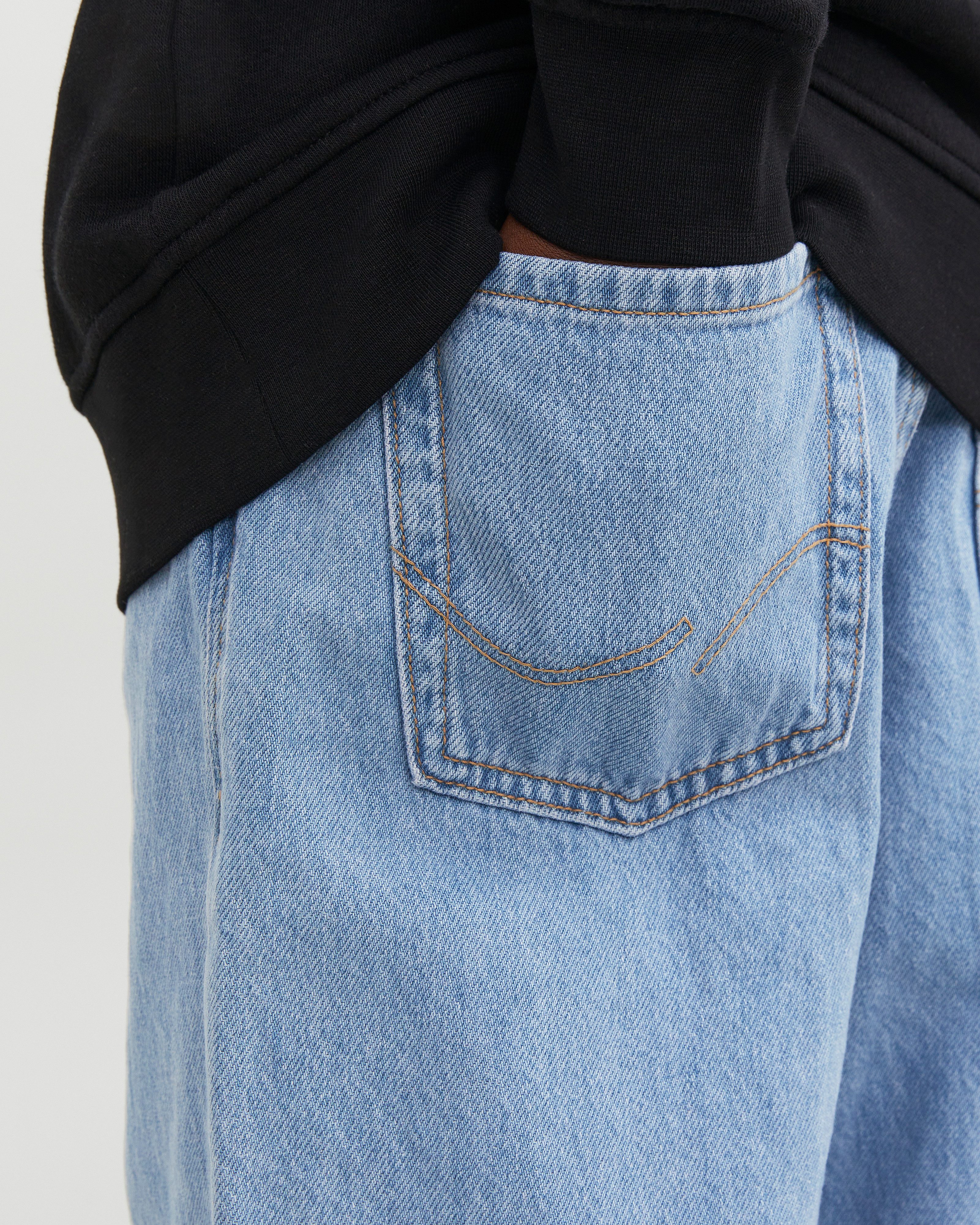 Jack & Jones Junior Relax fit jeans JJIALEX met Baggy Fit en hoge taille