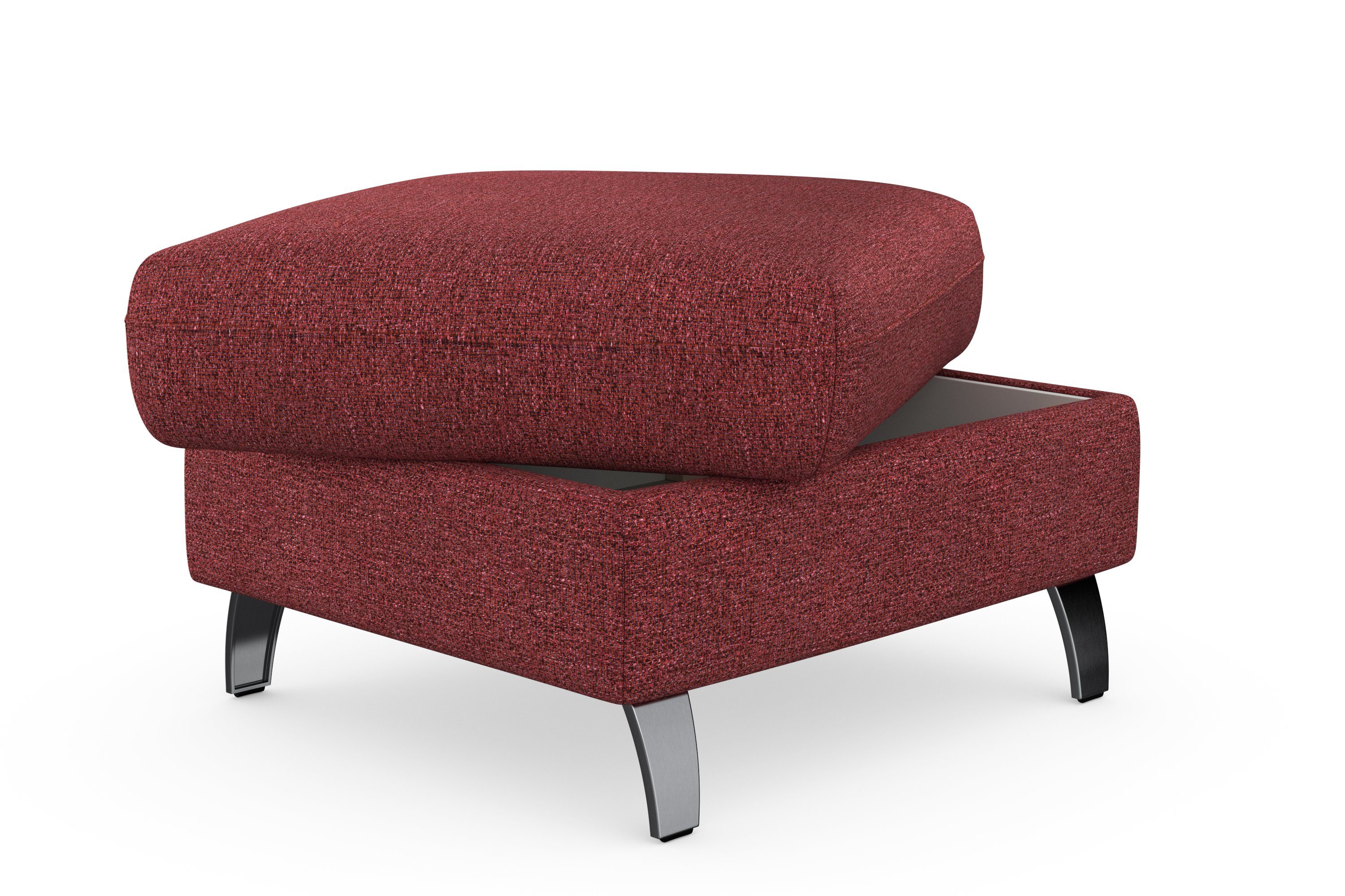 sit&more Hocker met bergruimte Grenoble met bergruimte en gesatineerde poten