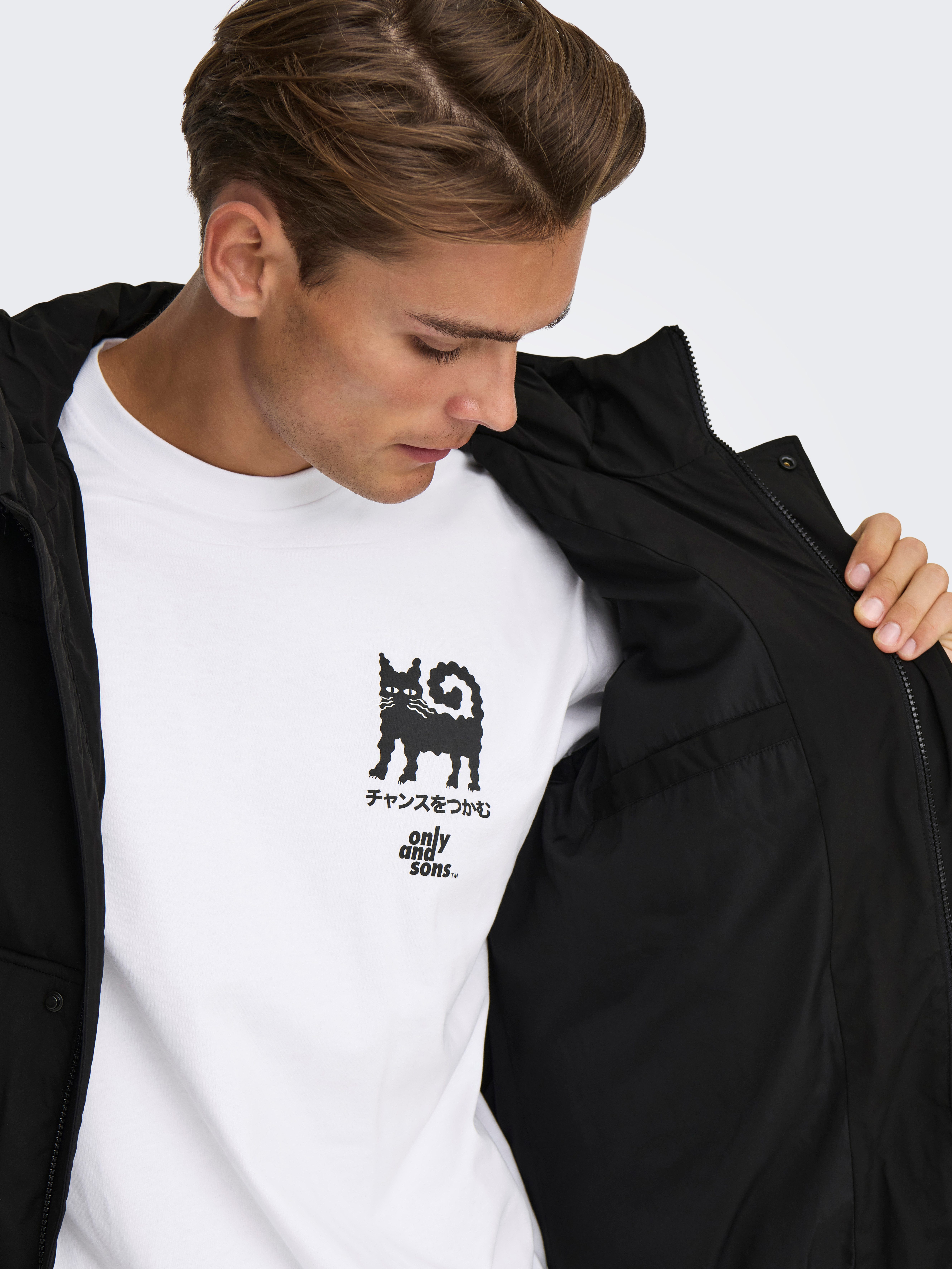 ONLY & SONS Gewatteerde jas ONSSEUL LONG PUFFER OTW