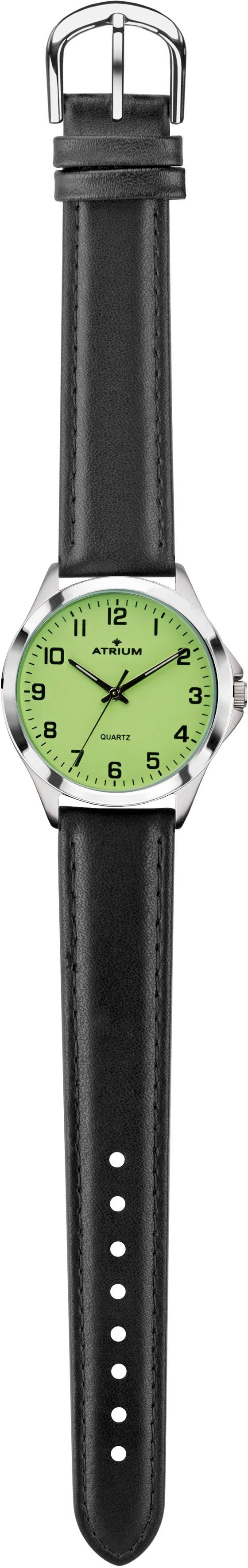 Atrium Kwartshorloge A10-12 Horloge, herenhorloge, dameshorloge, leren band