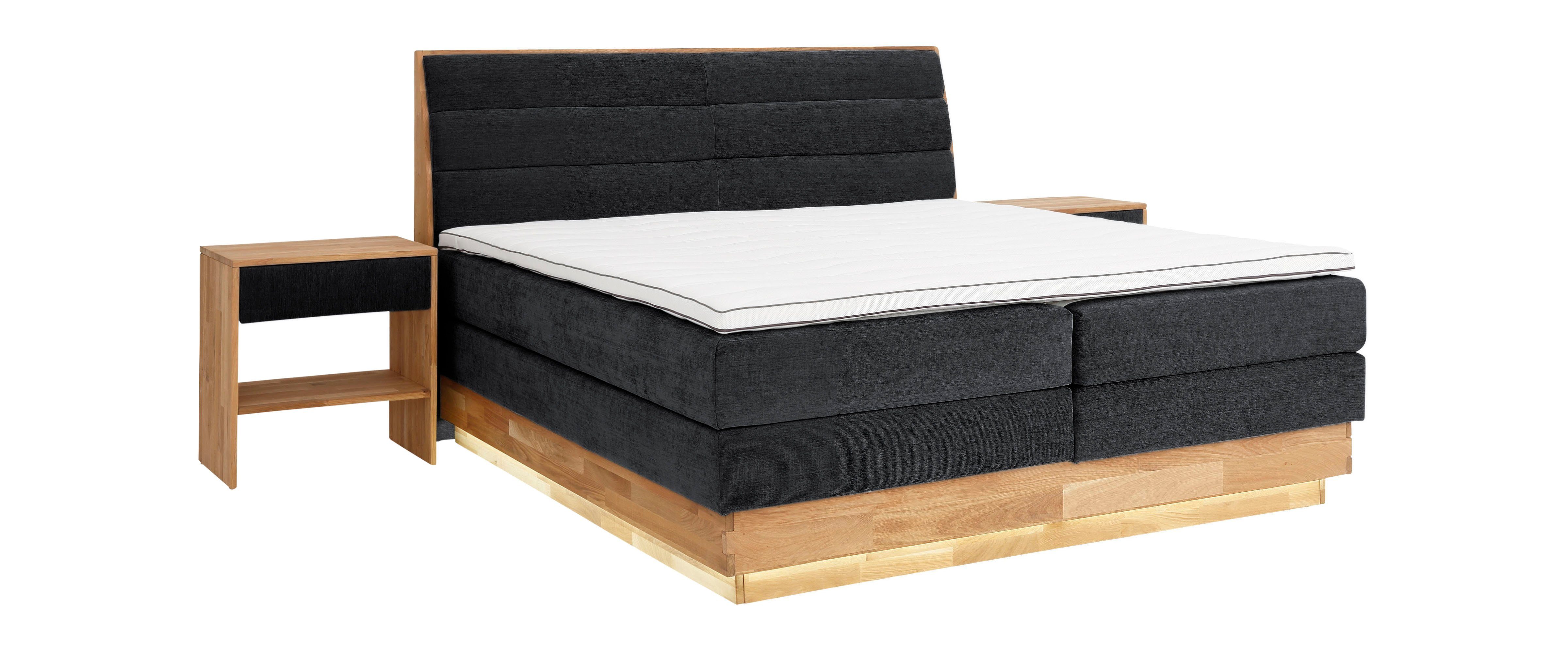 OTTO products Boxspring Ledverlichting, met gecertificeerde, gerecyclede overtrekstoffen