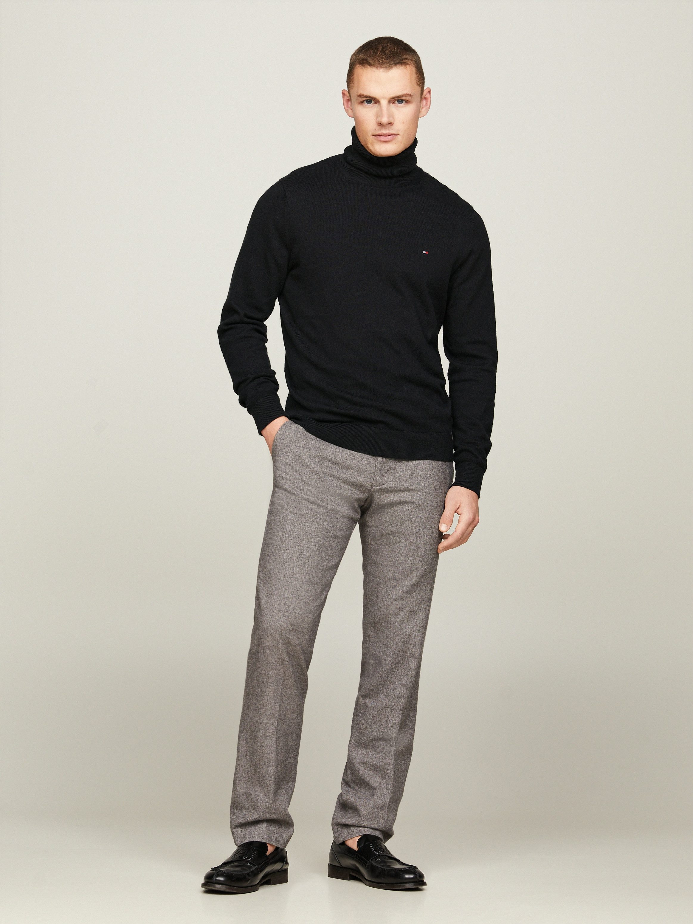 Tommy Hilfiger Coltrui PIMA ORG CTN CASHMERE ROLL NECK