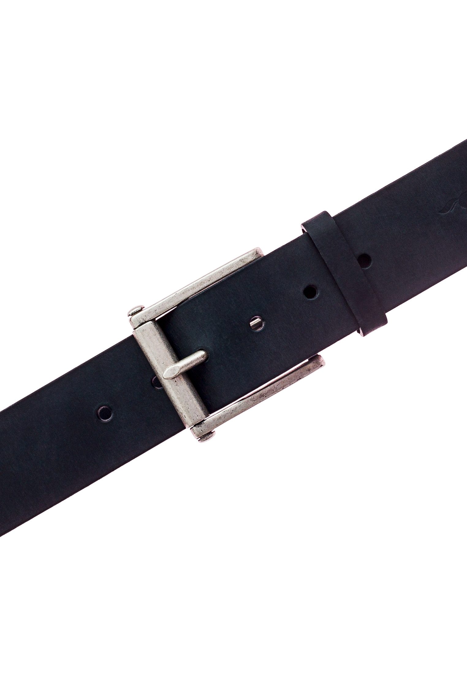 MUSTANG Leren riem Leren riem met vintage karakter en rolgesp, 4,5 cm