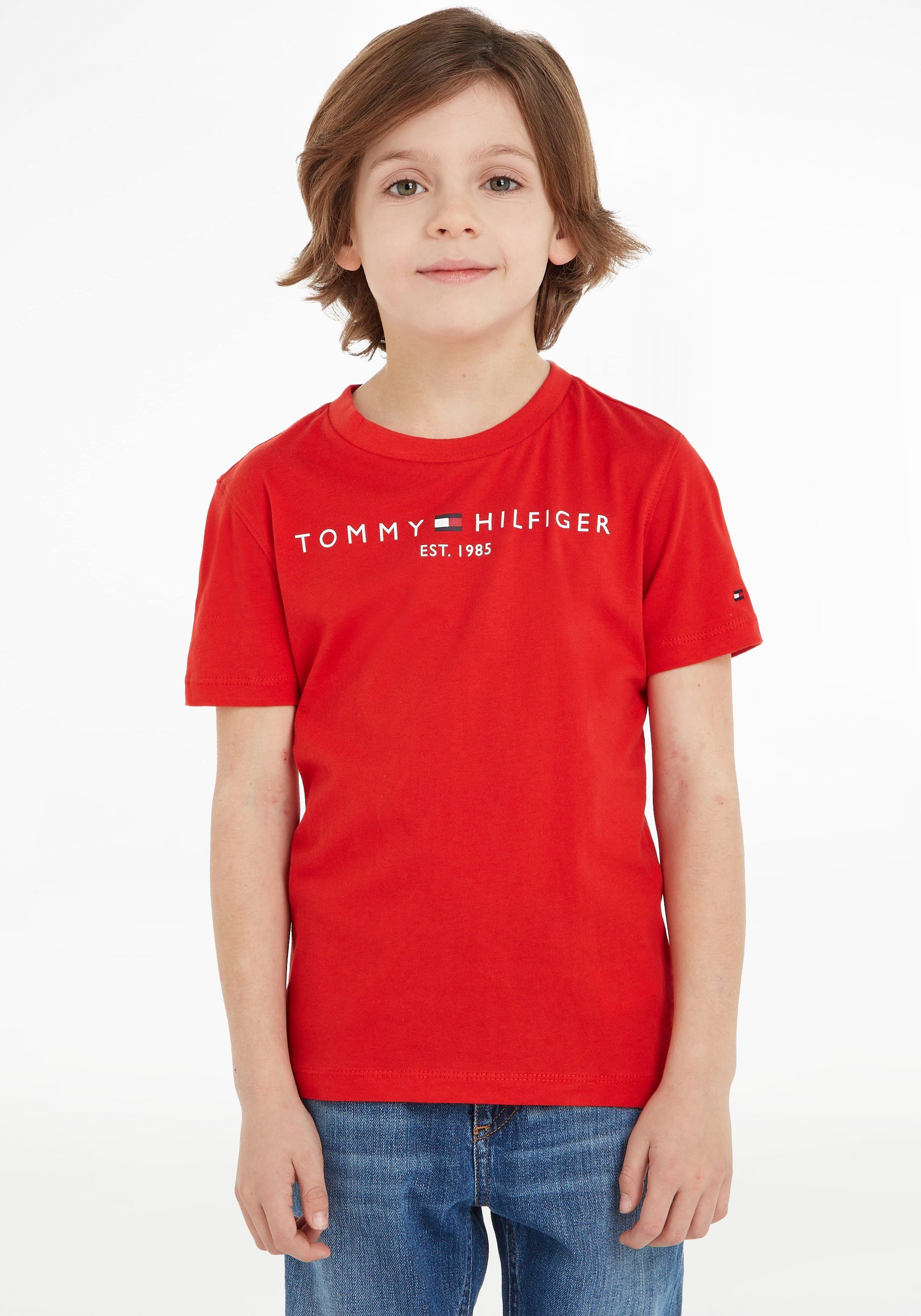 Tommy Hilfiger T-shirt ESSENTIAL TEE Kinderen Kids Junior MiniMe, voor jongens en meisjes