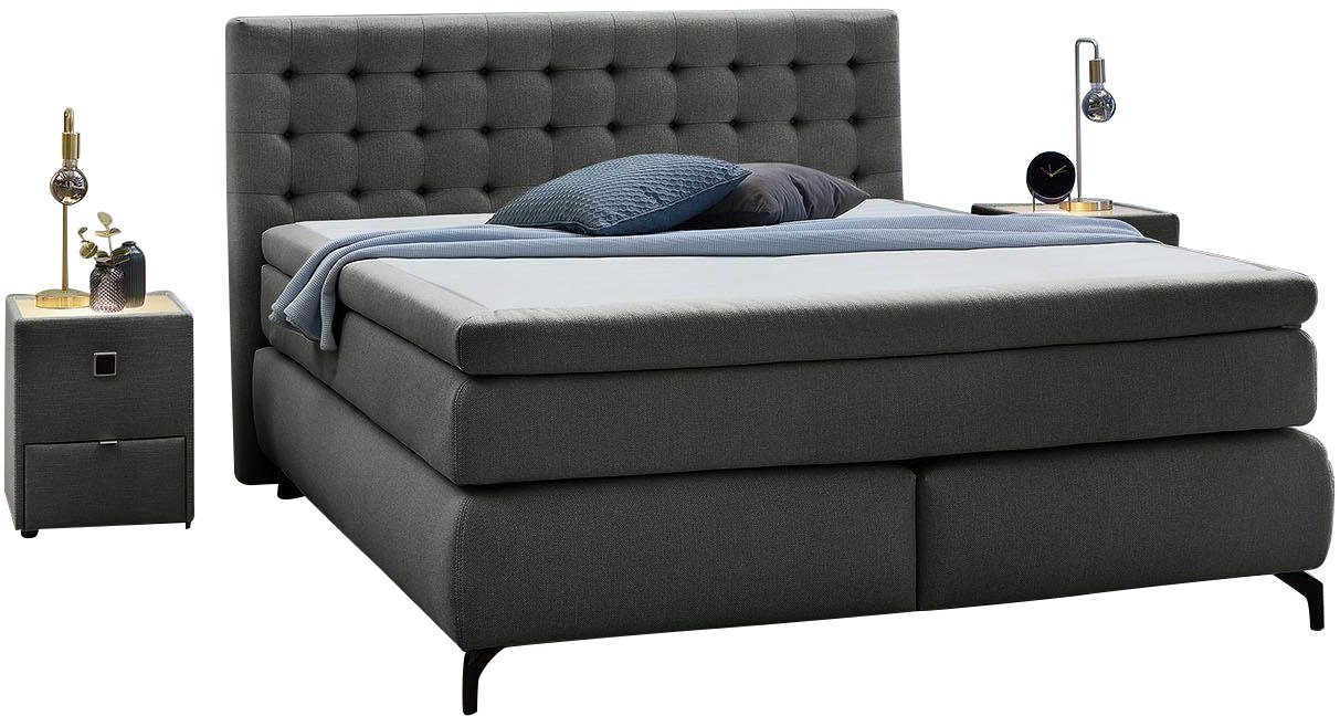 Jockenhöfer Gruppe Boxspring Jessica inclusief 9cm koudschuim topper