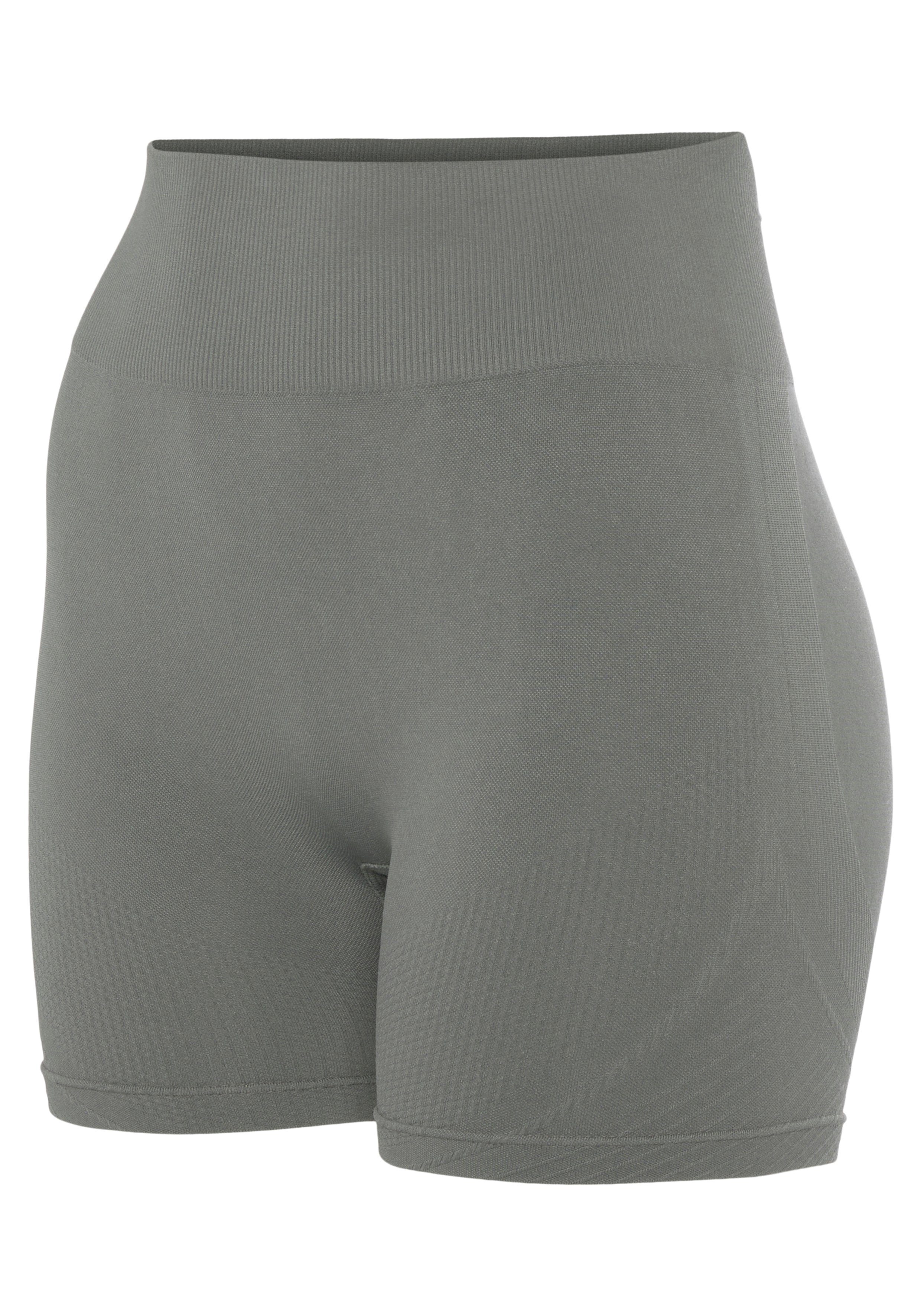 Lascana Functionele short Po Push Up met ribstructuur en shaping-effect, sportshorts